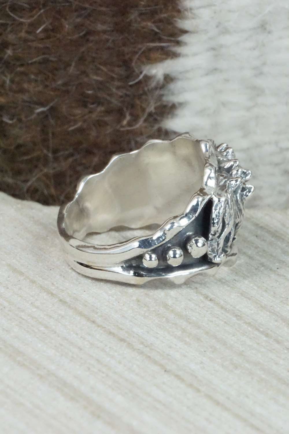 Sterling Silver Ring - Genevieve Francisco - Size 14.5