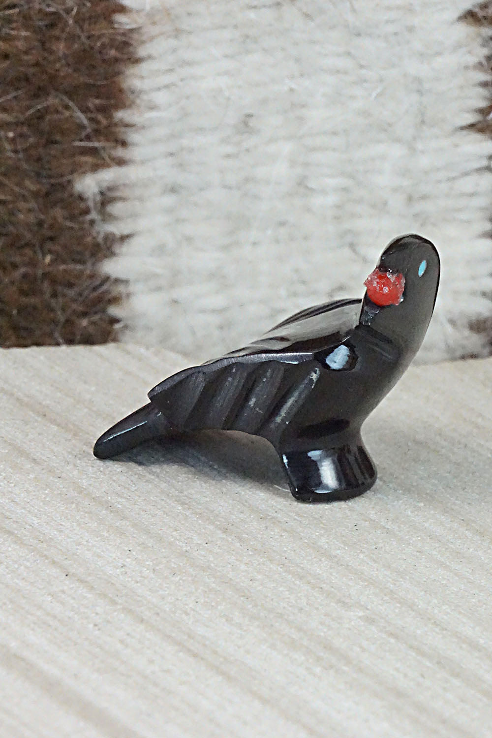 Crow Zuni Fetish Carving - Calvert Bowannie