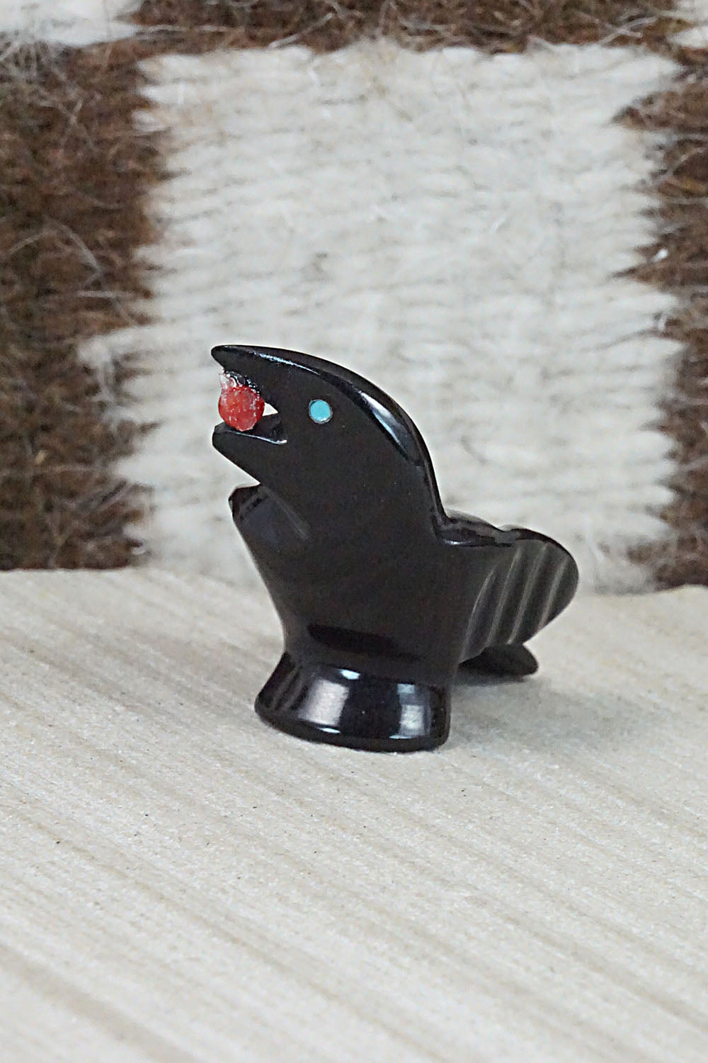Crow Zuni Fetish Carving - Calvert Bowannie