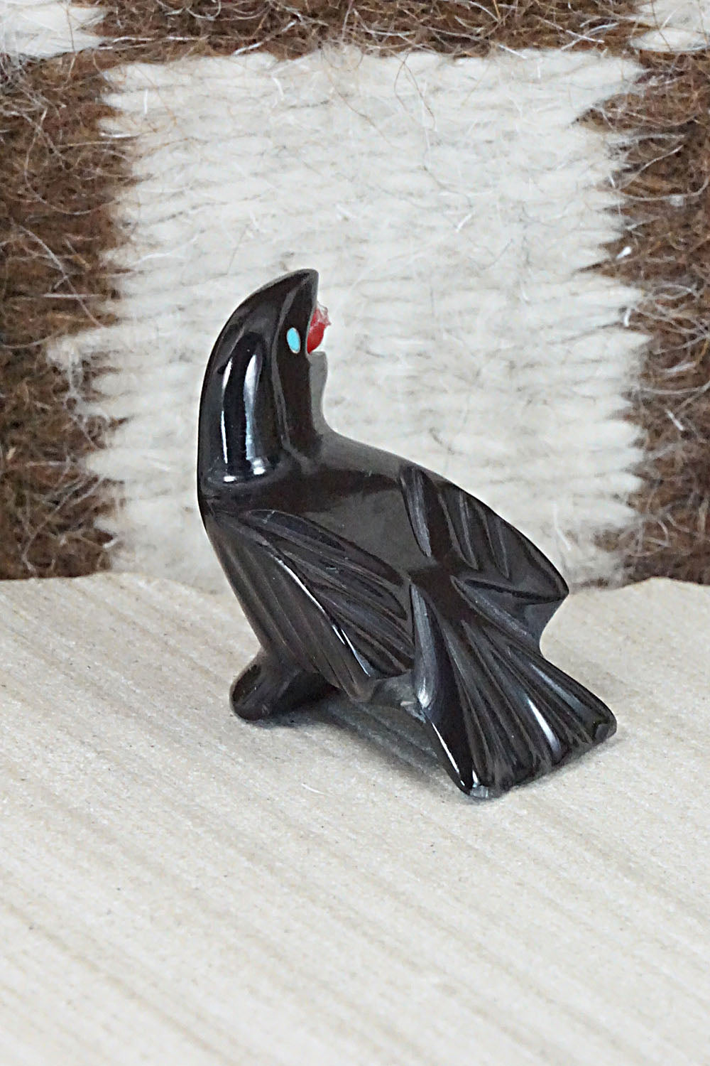 Crow Zuni Fetish Carving - Calvert Bowannie