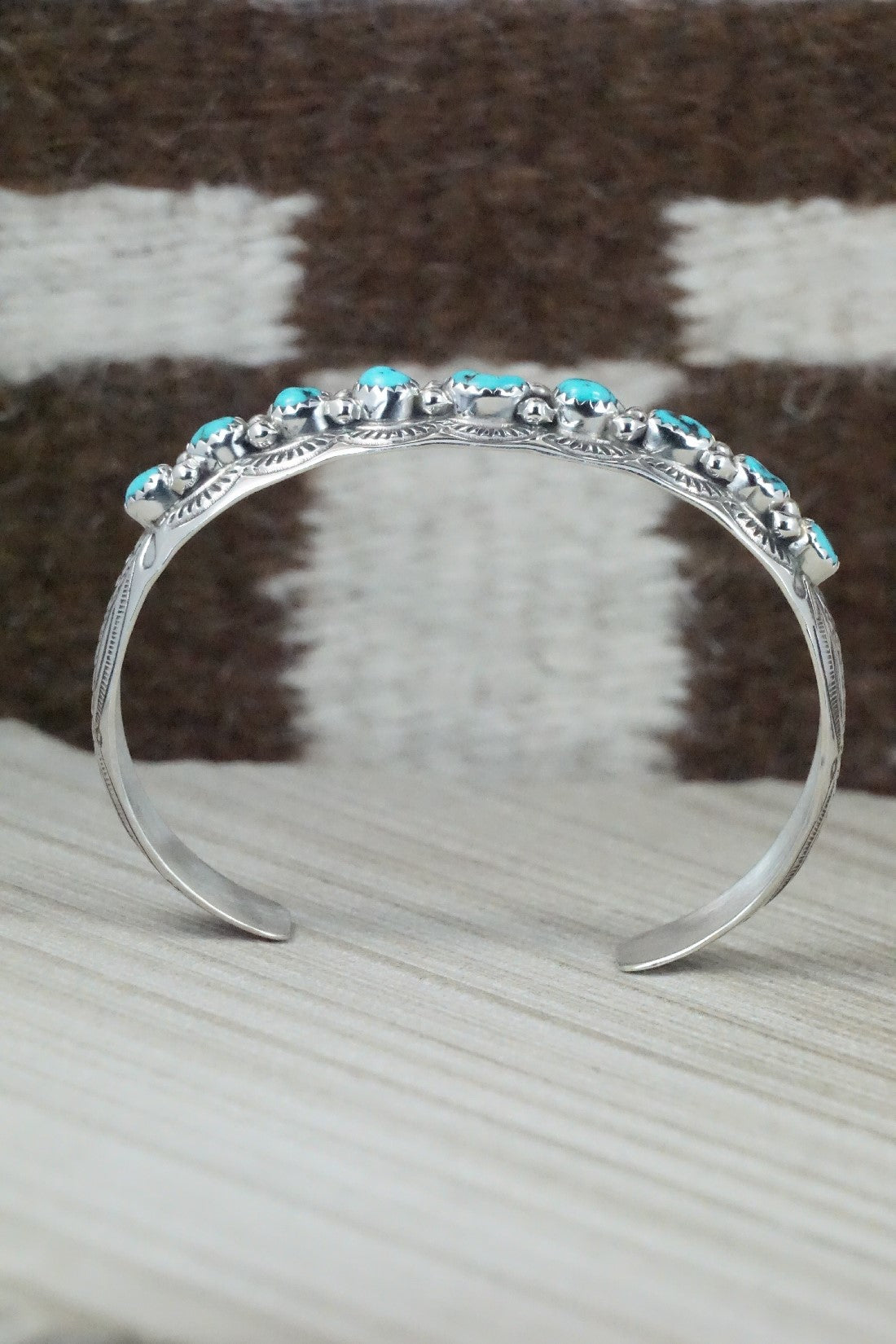 Turquoise & Sterling Silver Bracelet - Grace Silver