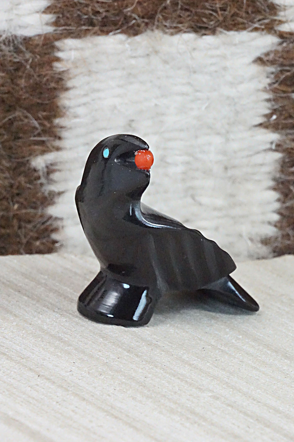 Crow Zuni Fetish Carving - Calvert Bowannie