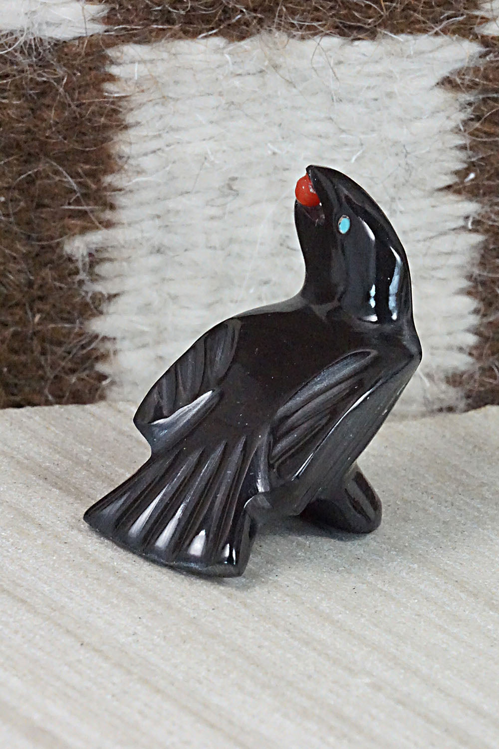 Crow Zuni Fetish Carving - Calvert Bowannie