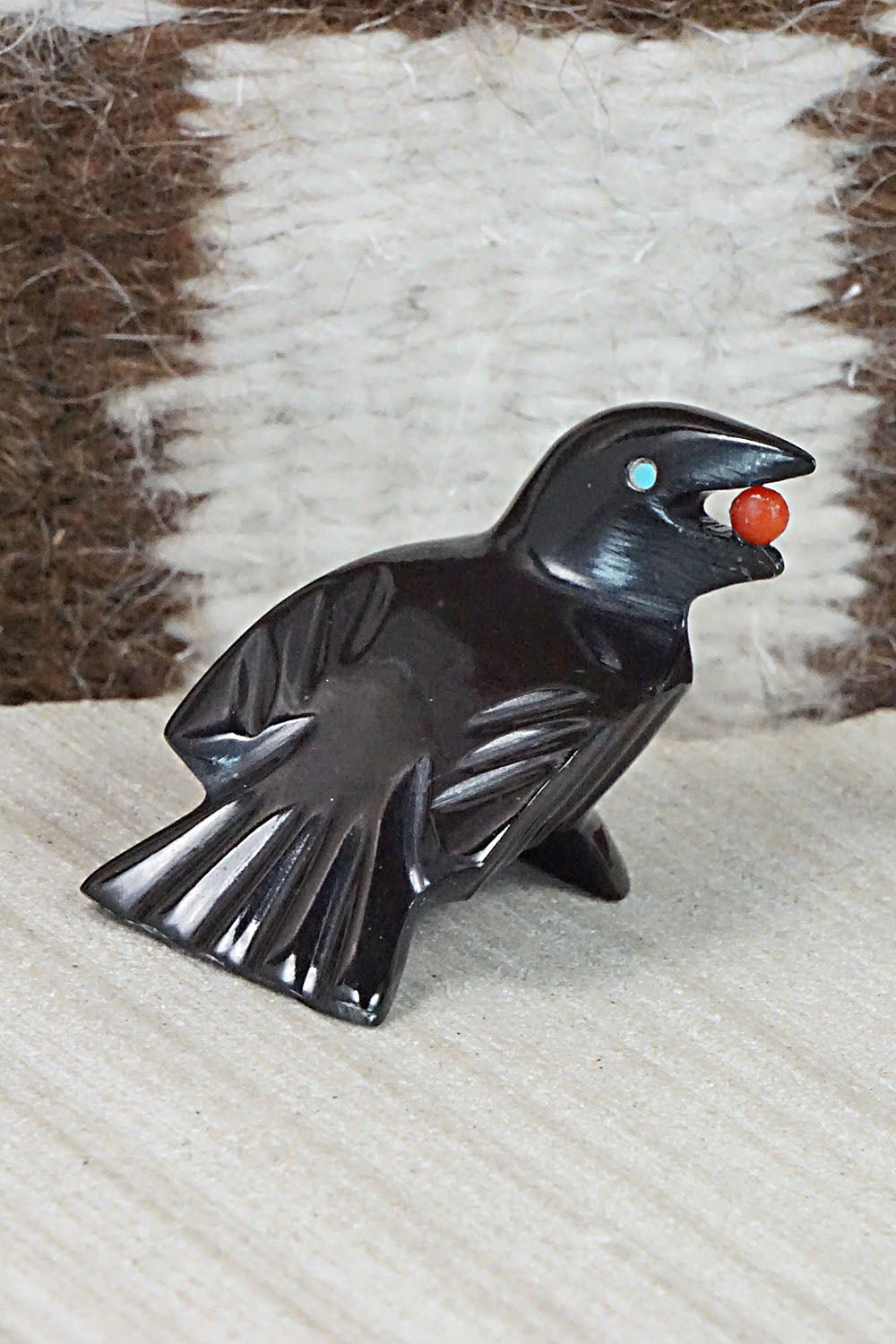 Crow Zuni Fetish Carving - Calvert Bowannie