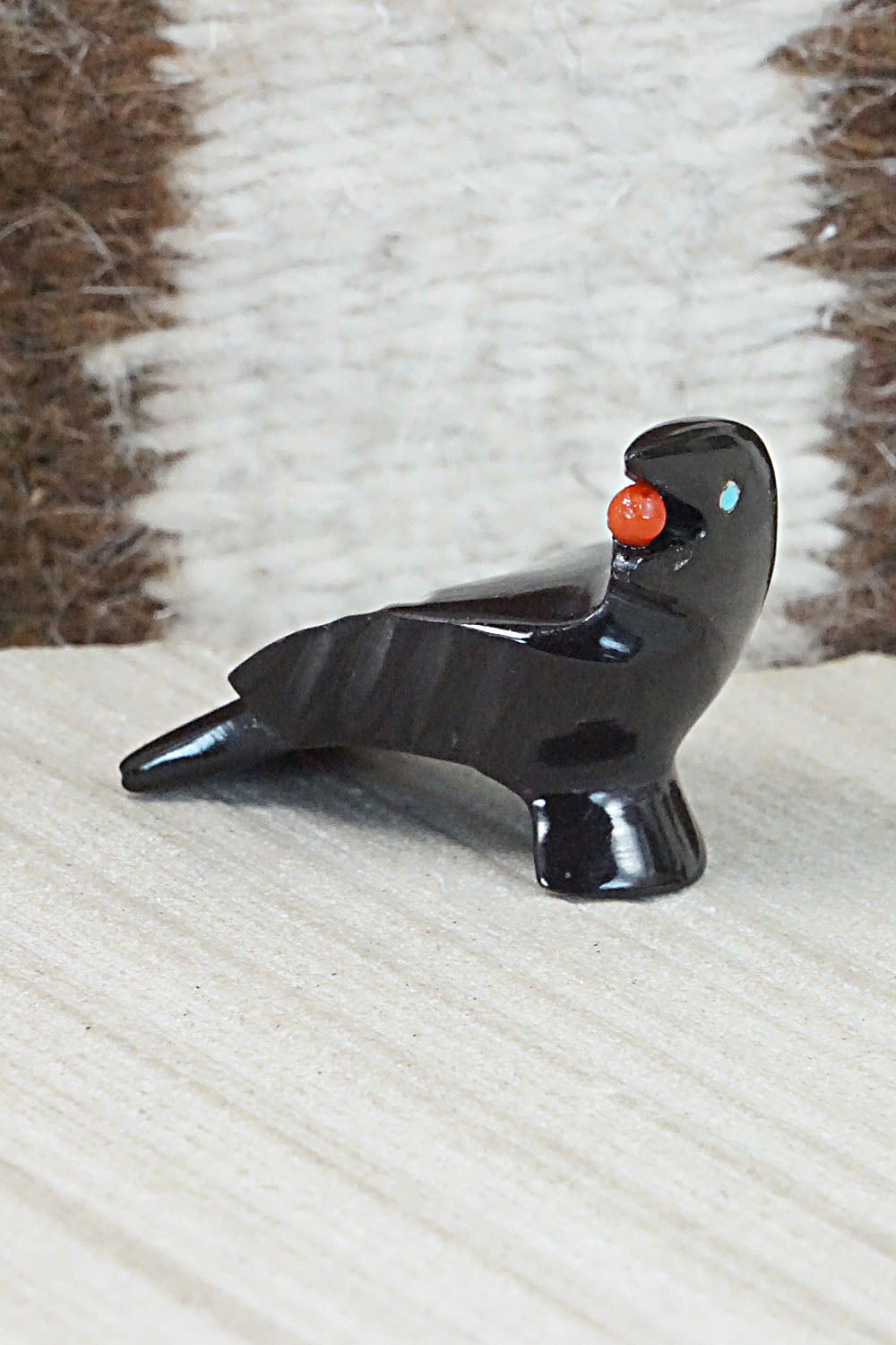 Crow Zuni Fetish Carving - Calvert Bowannie