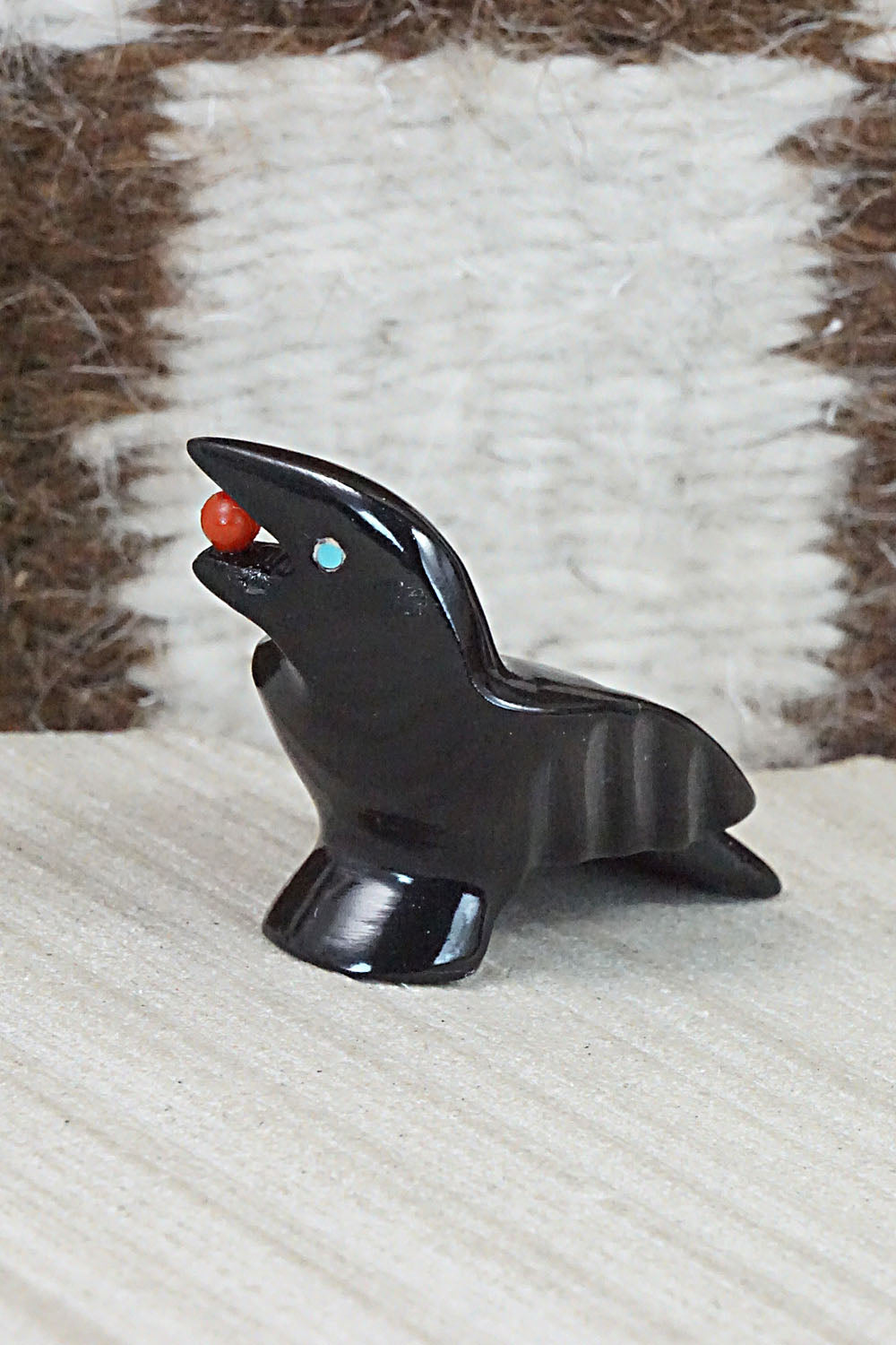 Crow Zuni Fetish Carving - Calvert Bowannie