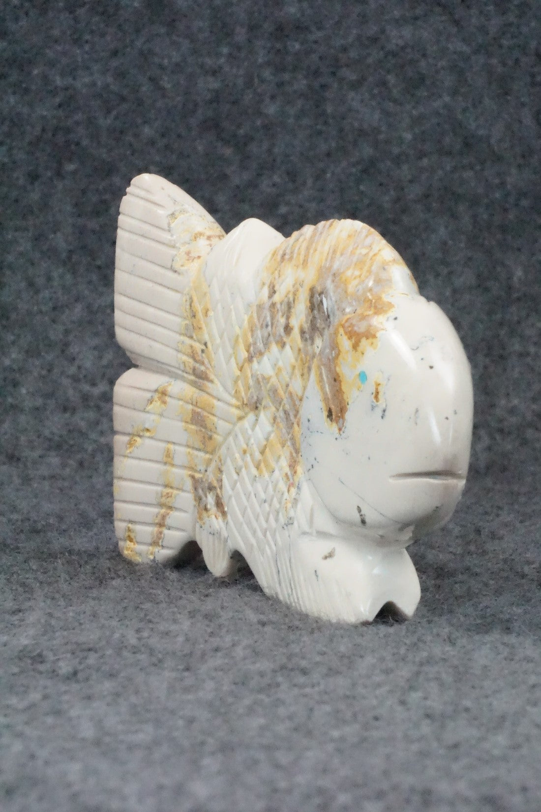 Fish Zuni Fetish Carving - Gilbert Lonjose