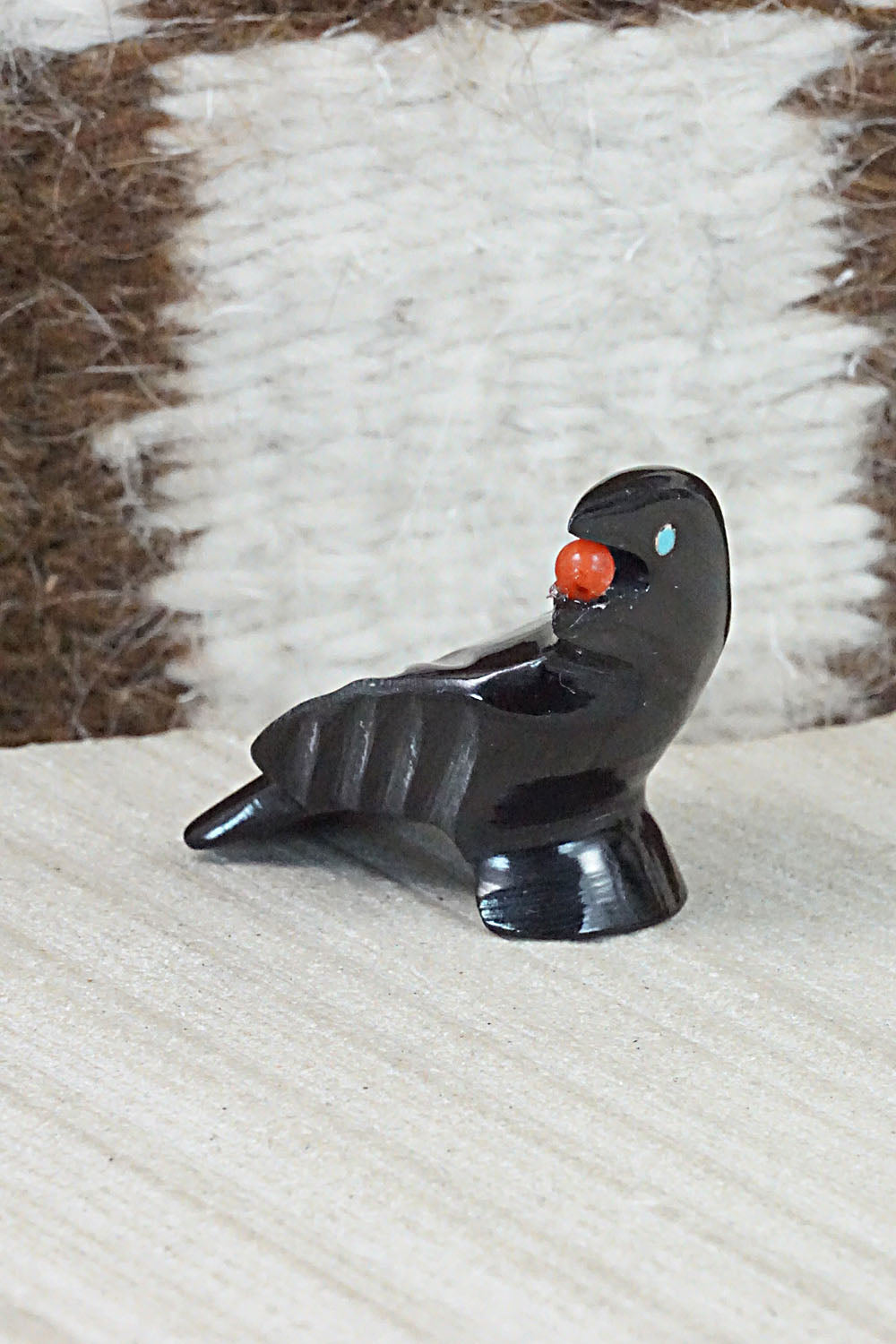 Crow Zuni Fetish Carving - Calvert Bowannie