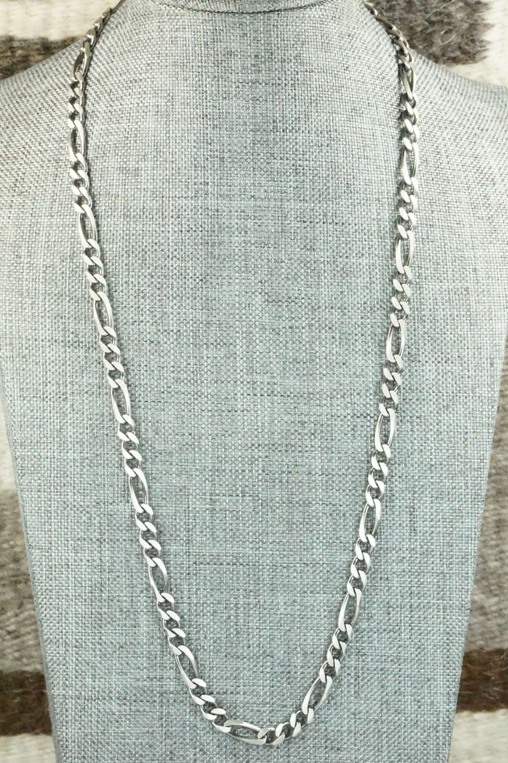 Sterling Silver Chain Necklace - Sterling Silver 22"