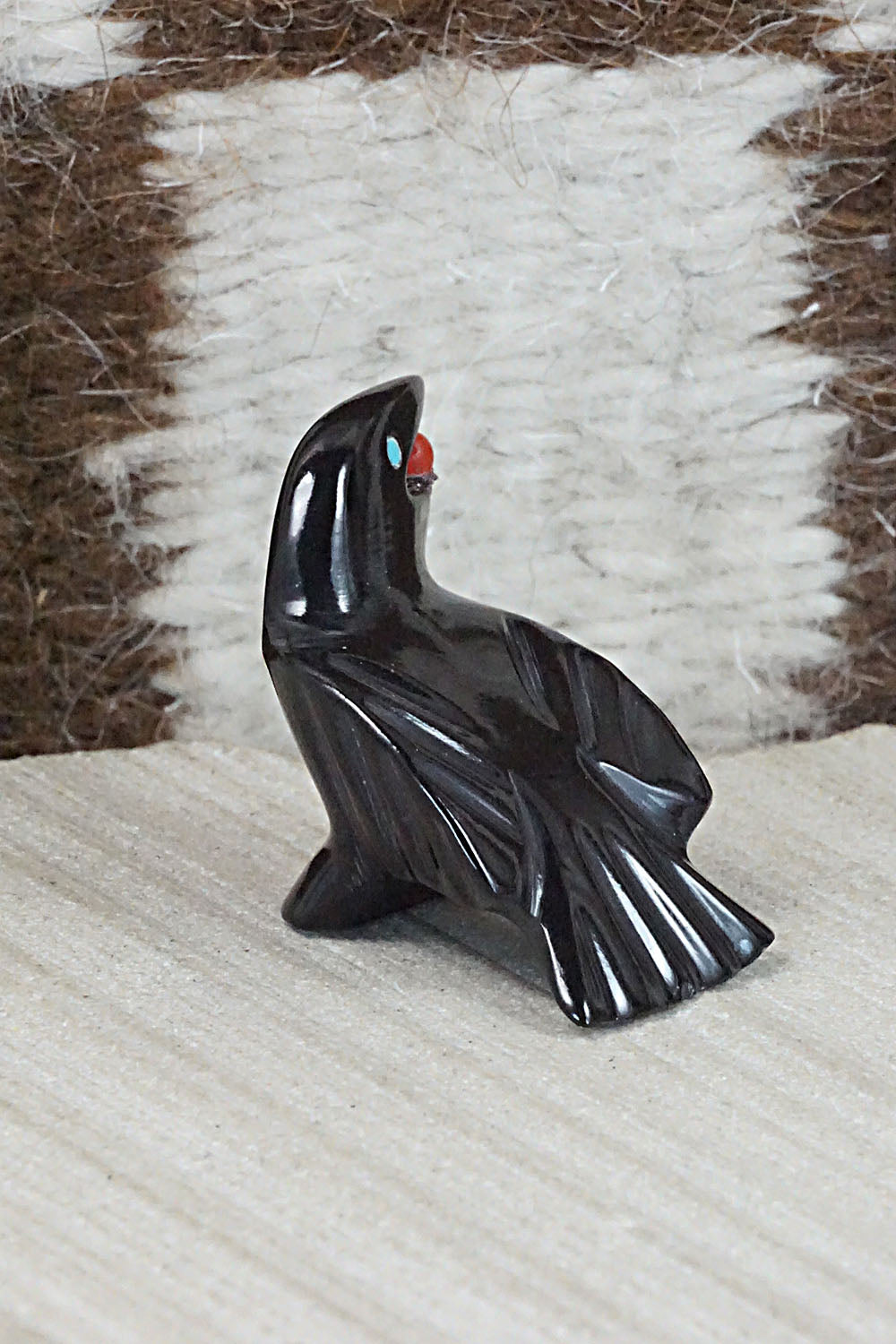 Crow Zuni Fetish Carving - Calvert Bowannie