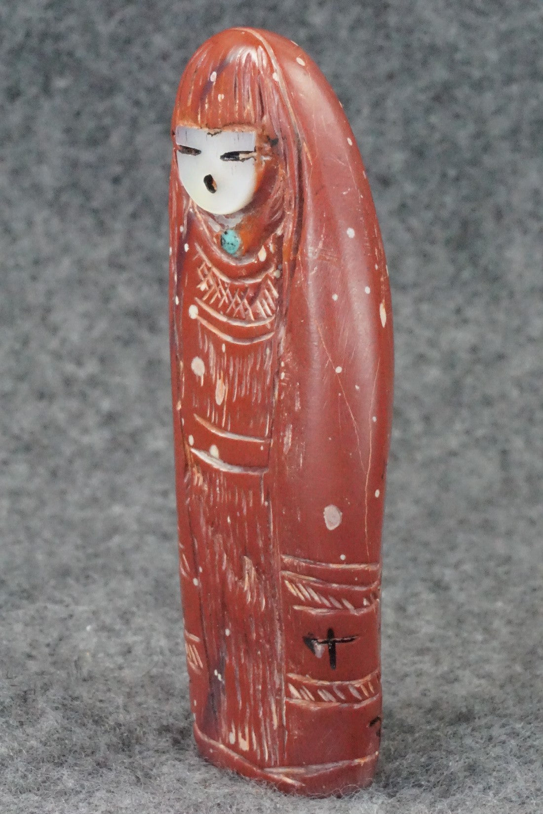 Corn Maiden Zuni Fetish Carving - Faye Quandelacy