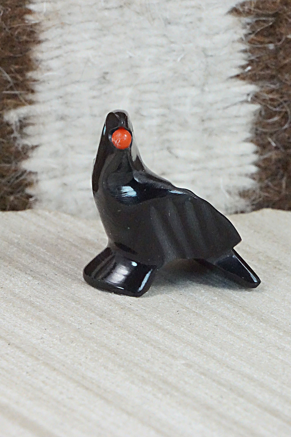 Crow Zuni Fetish Carving - Calvert Bowannie