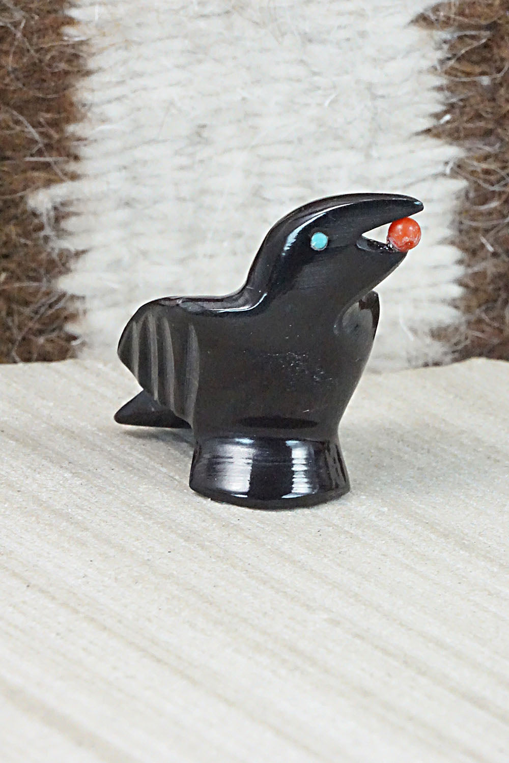 Crow Zuni Fetish Carving - Calvert Bowannie
