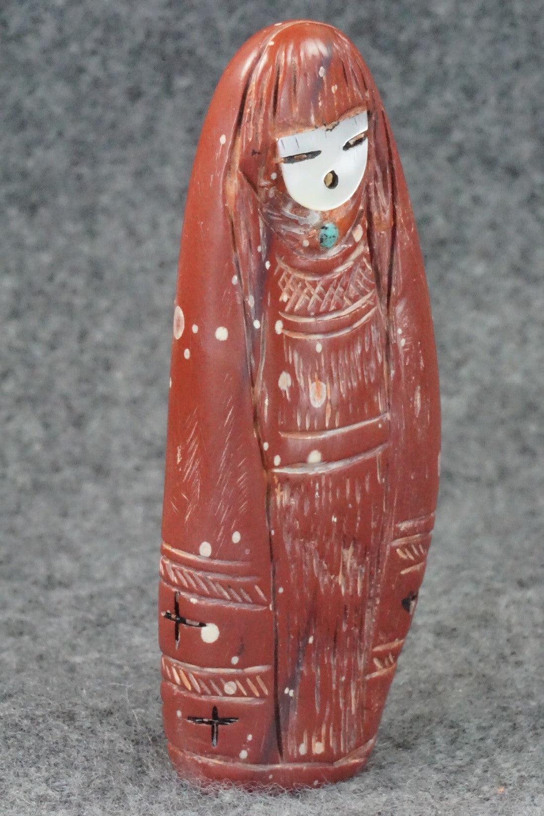 Corn Maiden Zuni Fetish Carving - Faye Quandelacy