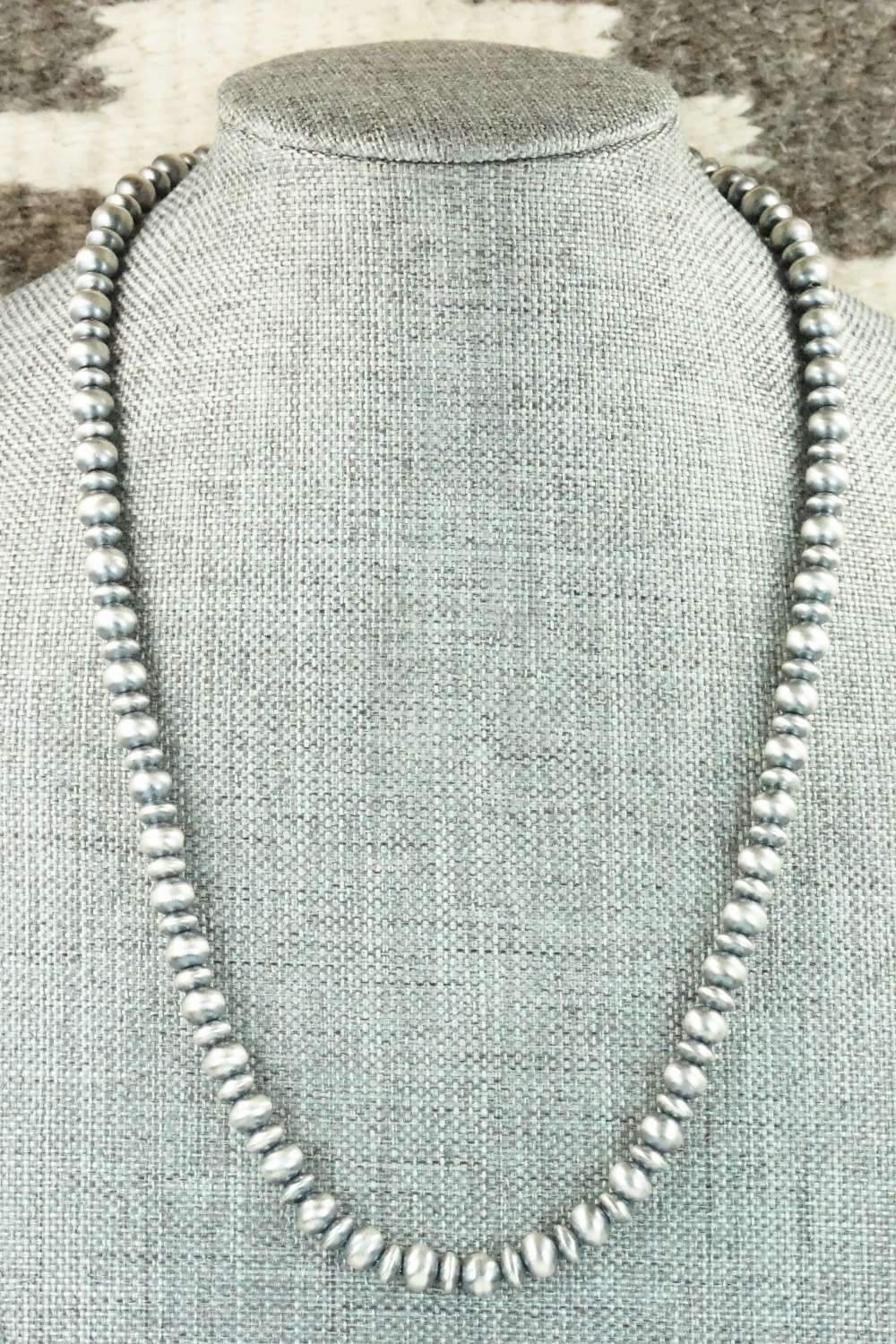 Sterling Silver Navajo Pearl Necklace - Jan Mariano