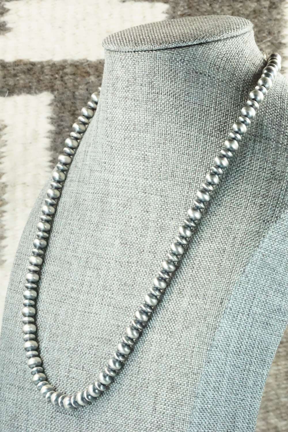 Sterling Silver Navajo Pearl Necklace - Jan Mariano