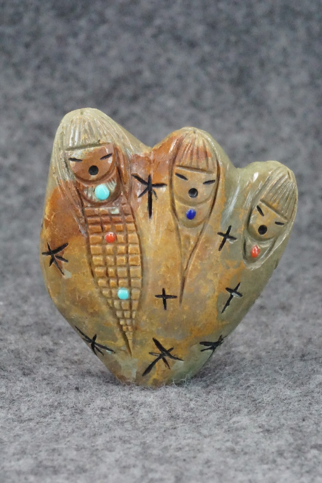 Corn Maiden Zuni Fetish Carving - Sandra Quandelacy