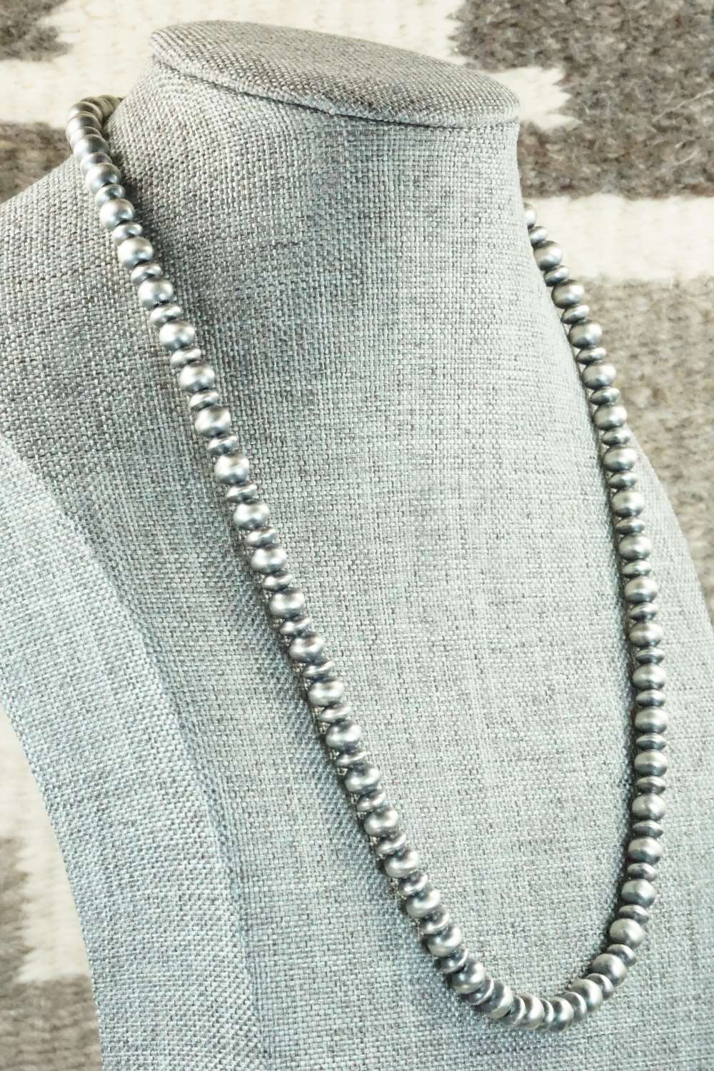 Sterling Silver Navajo Pearl Necklace - Jan Mariano