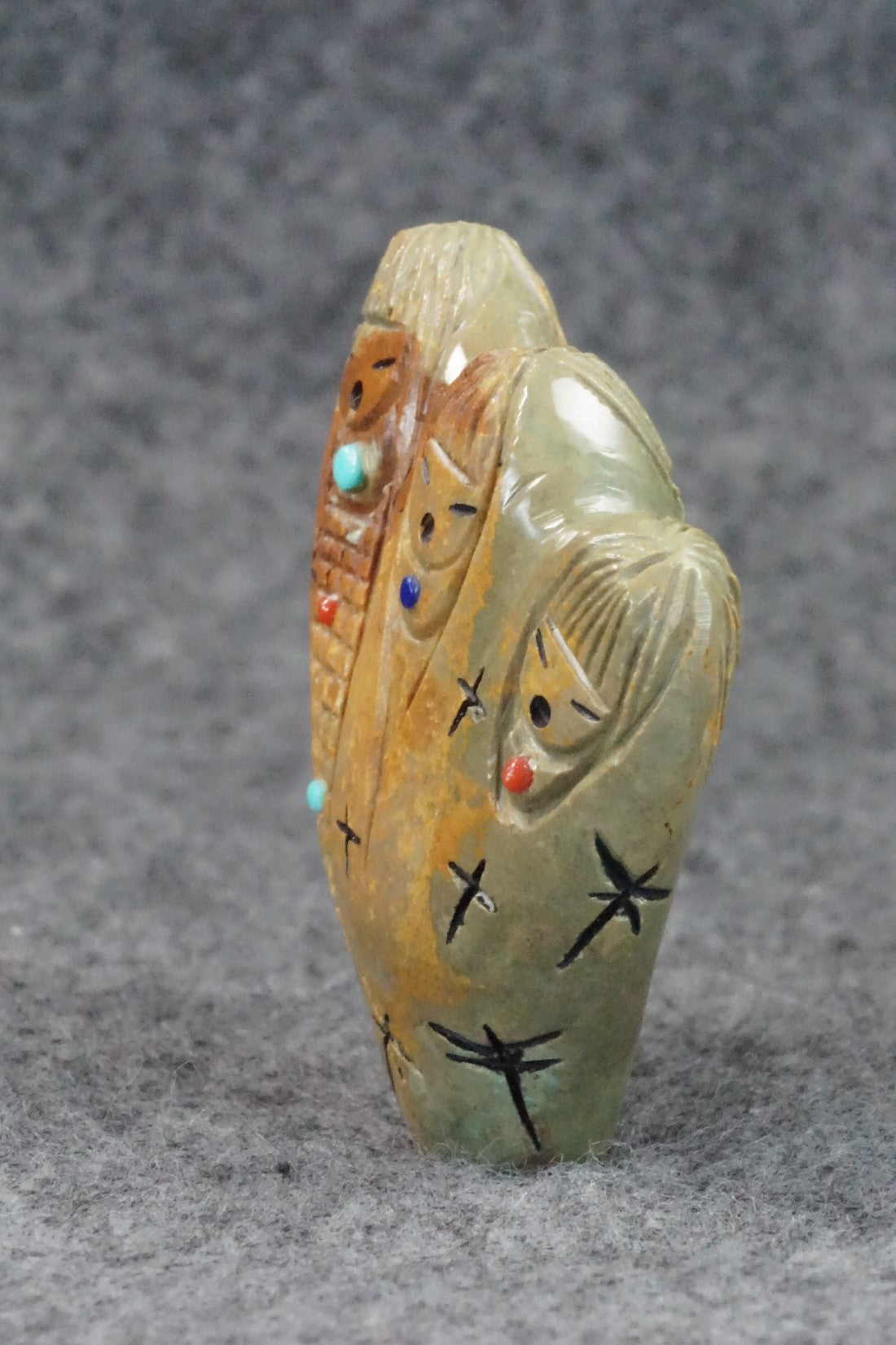 Corn Maiden Zuni Fetish Carving - Sandra Quandelacy