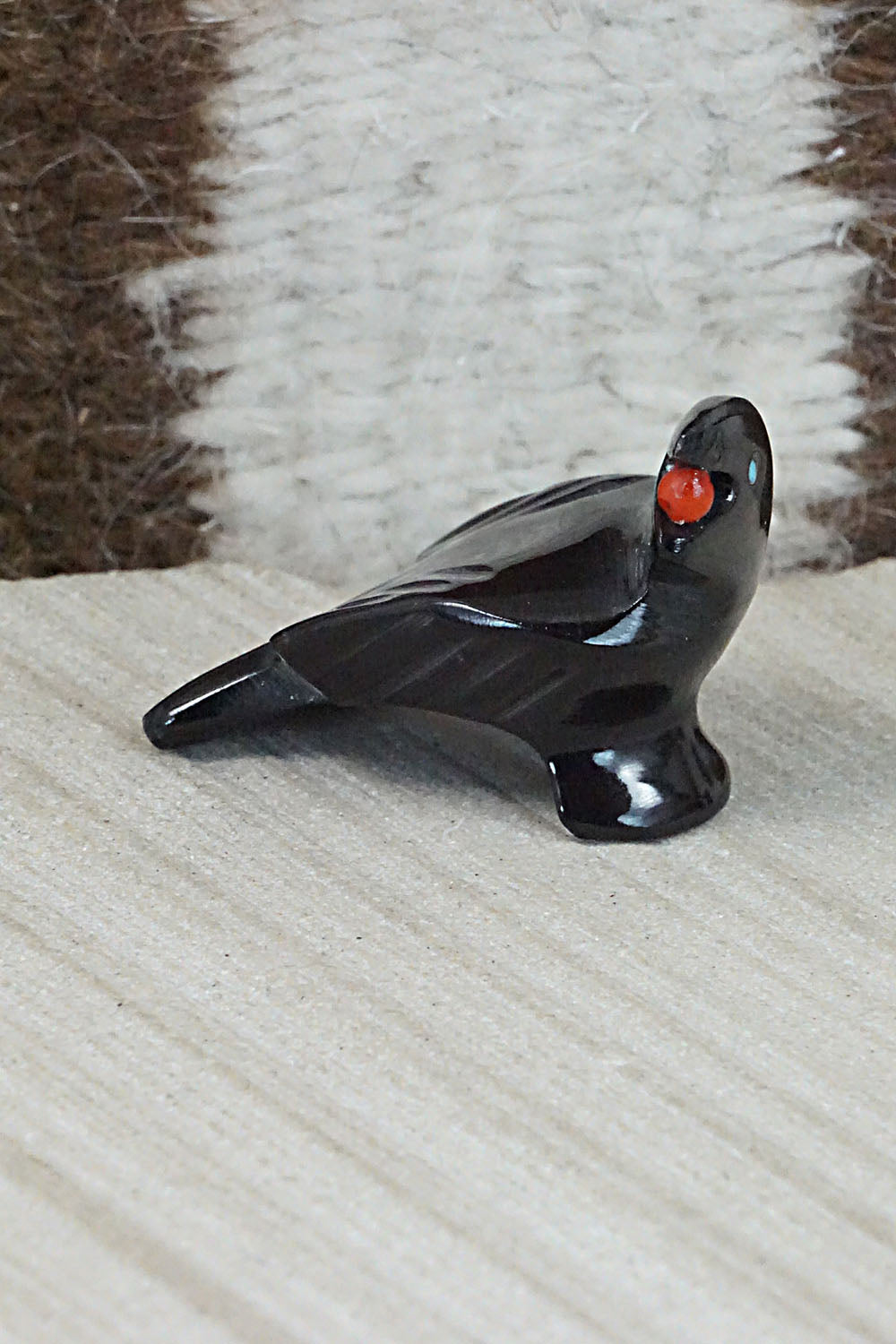 Crow Zuni Fetish Carving - Calvert Bowannie
