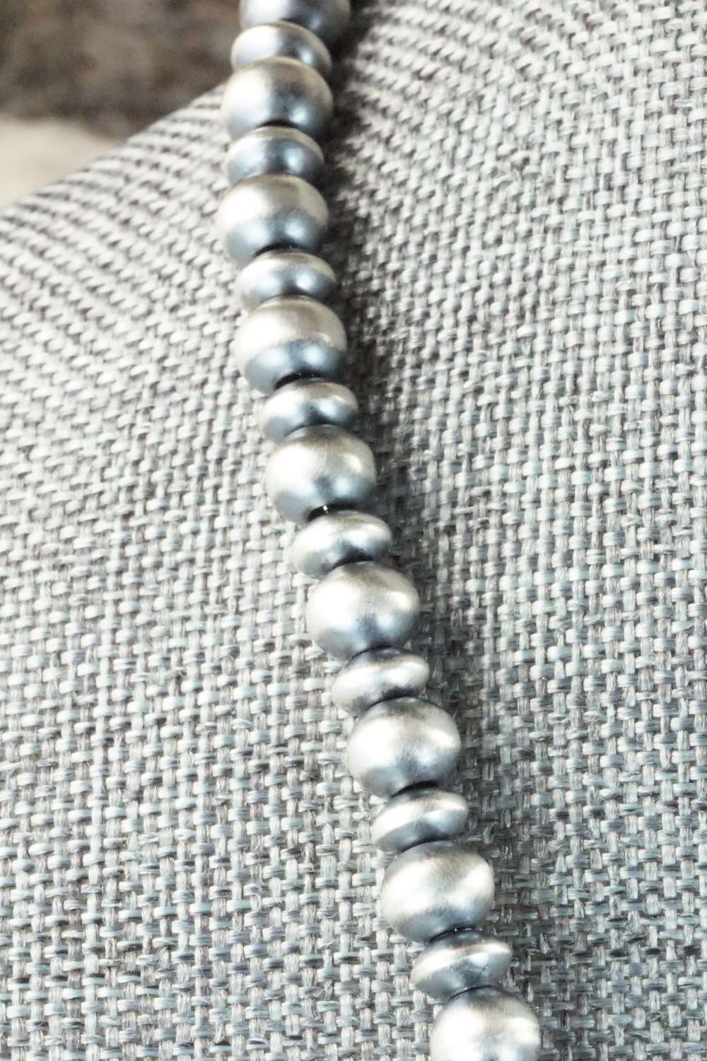 Sterling Silver Navajo Pearl Necklace - Jan Mariano