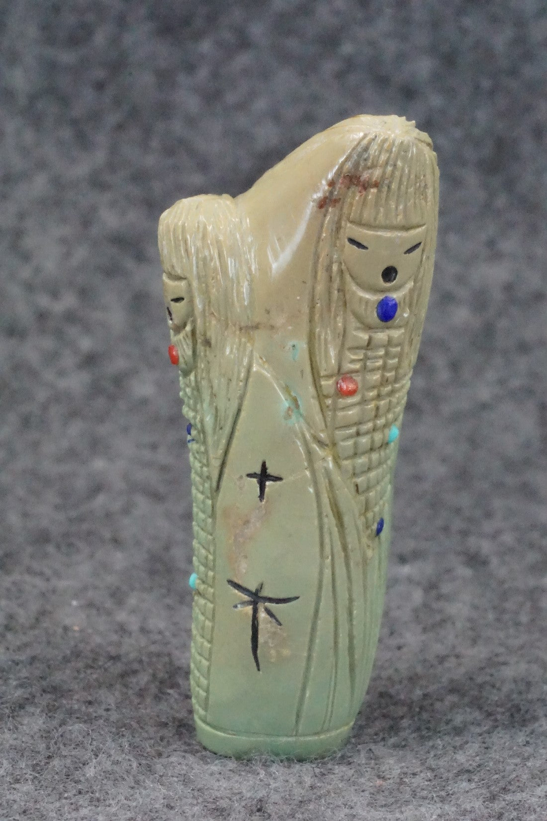 Corn Maiden Zuni Fetish Carving - Sandra Quandelacy