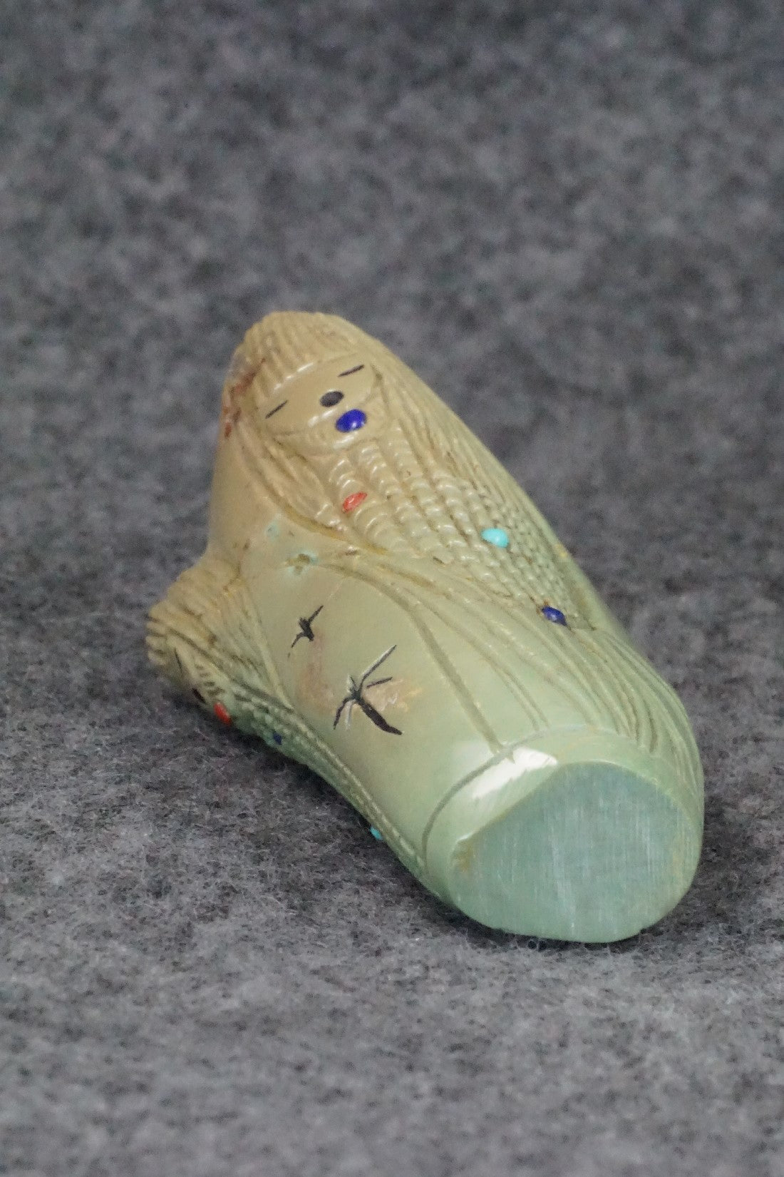 Corn Maiden Zuni Fetish Carving - Sandra Quandelacy