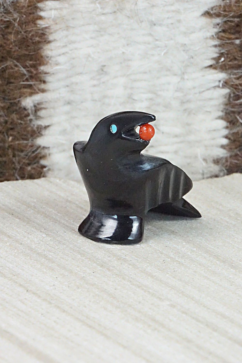 Crow Zuni Fetish Carving - Calvert Bowannie