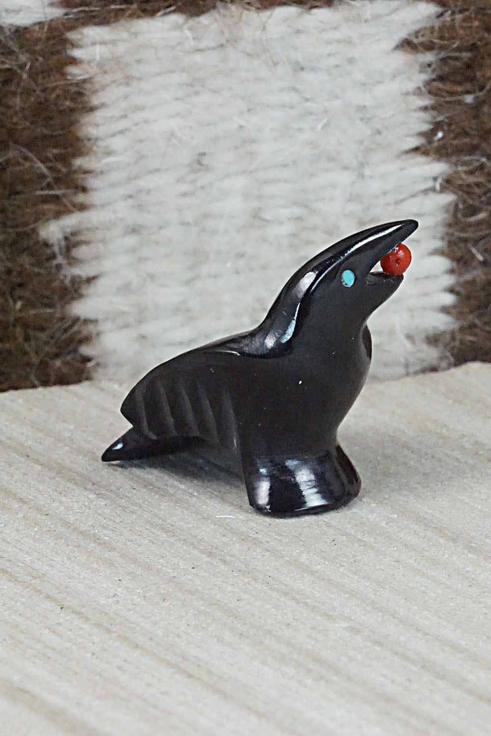 Crow Zuni Fetish Carving - Calvert Bowannie