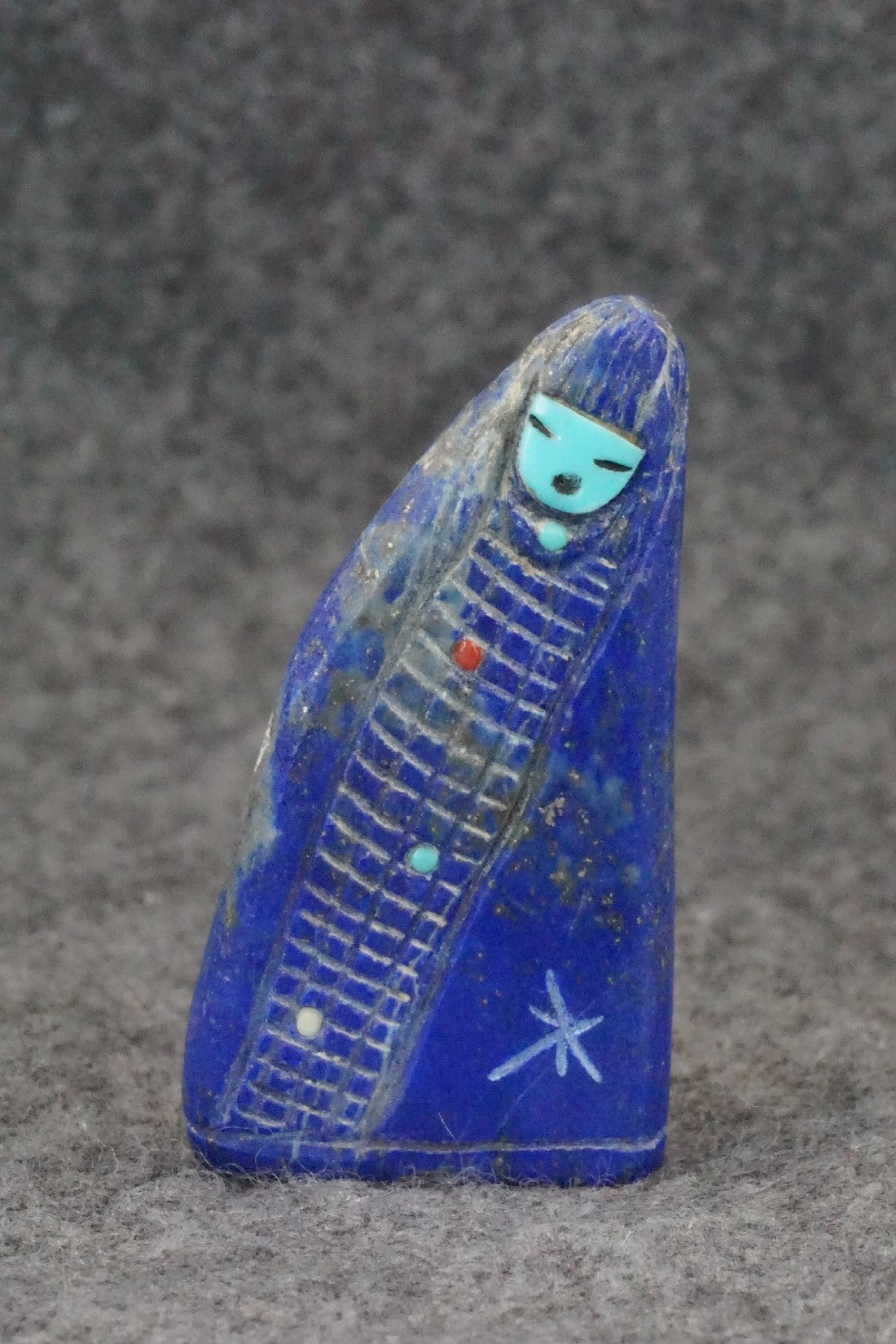 Corn Maiden Zuni Fetish Carving - Sandra Quandelacy