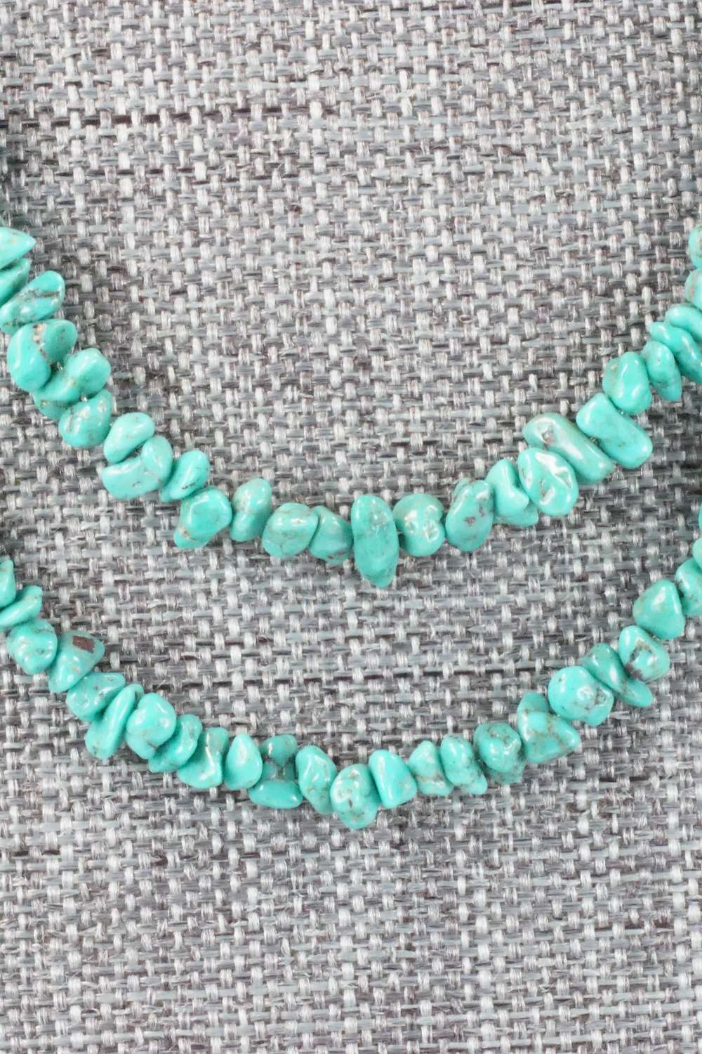 Turquoise & Sterling Silver Necklace - Doreen Jake