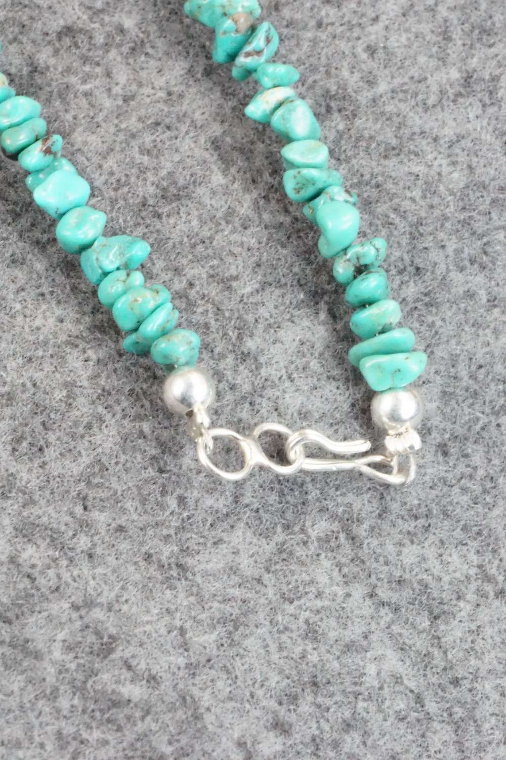 Turquoise & Sterling Silver Necklace - Doreen Jake