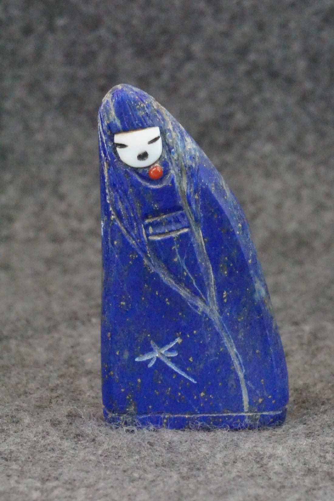 Corn Maiden Zuni Fetish Carving - Sandra Quandelacy