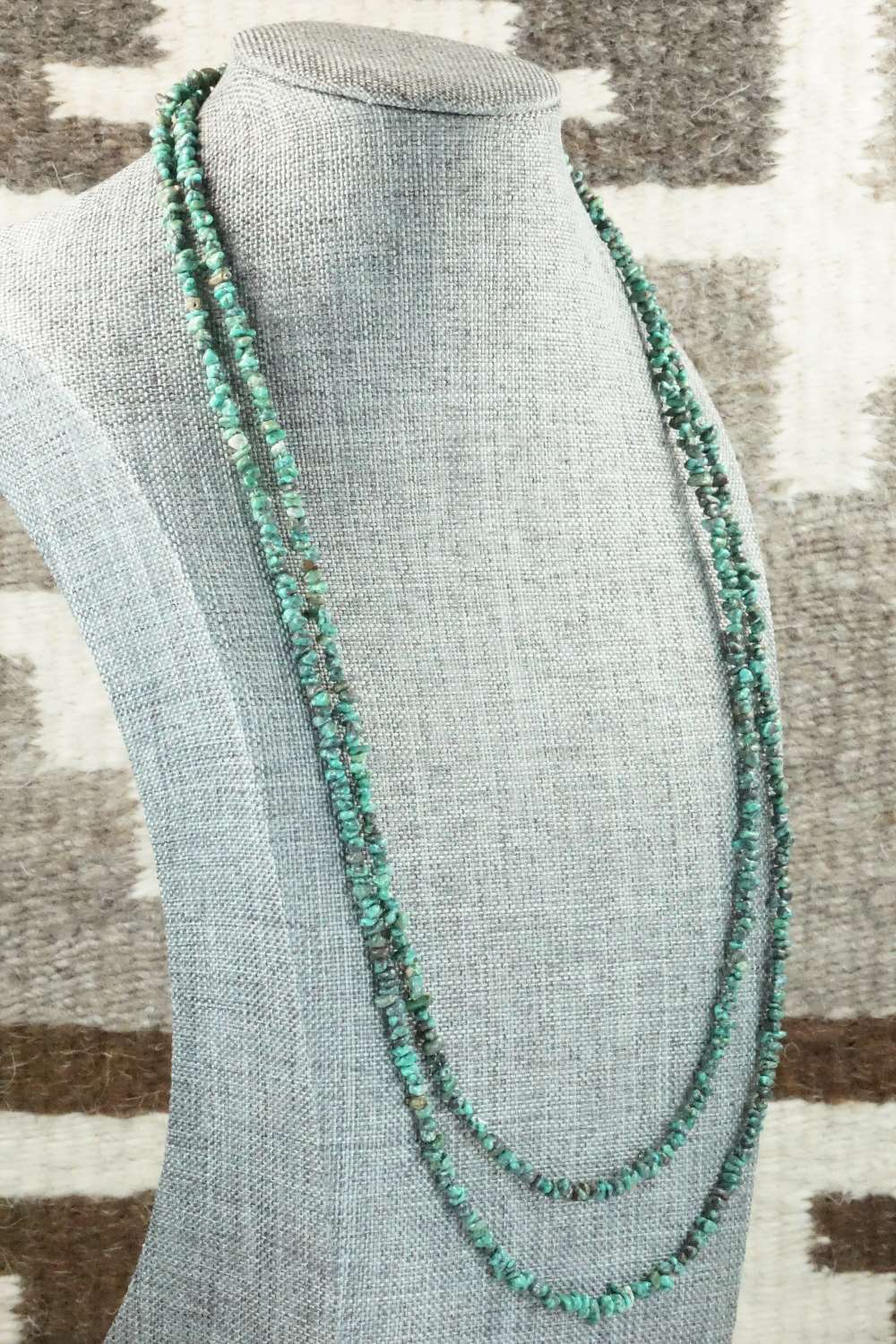 Turquoise & Sterling Silver Necklace - Doreen Jake