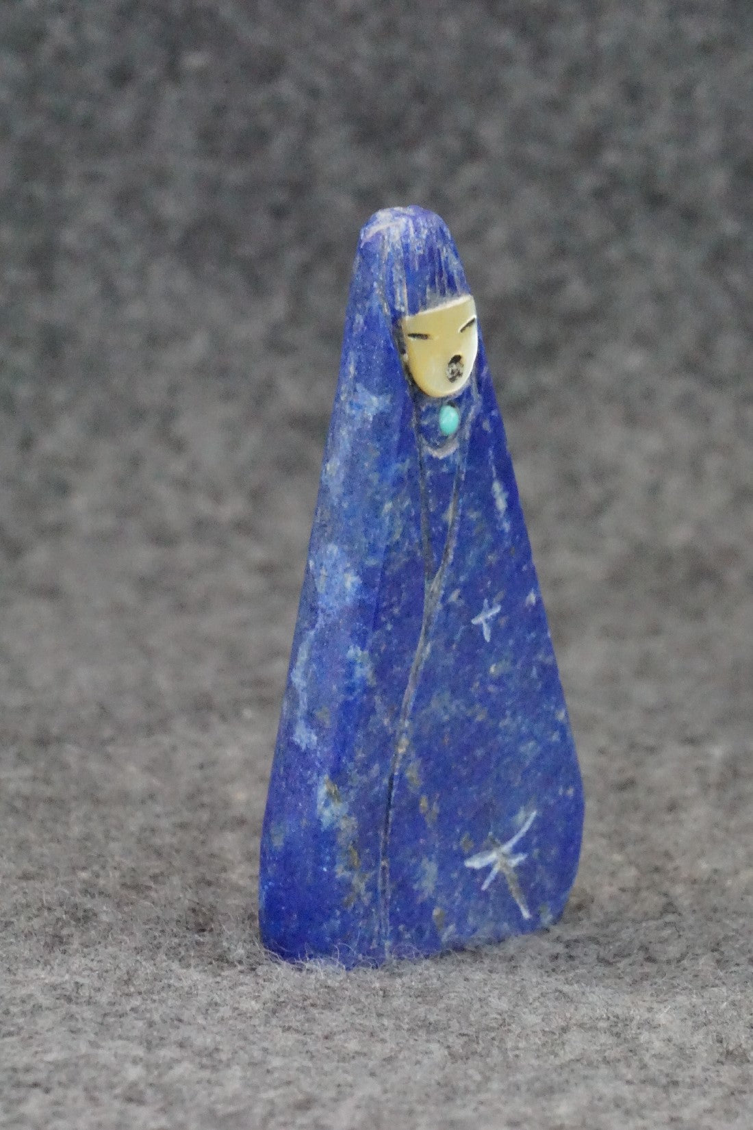 Corn Maiden Zuni Fetish Carving - Sandra Quandelacy