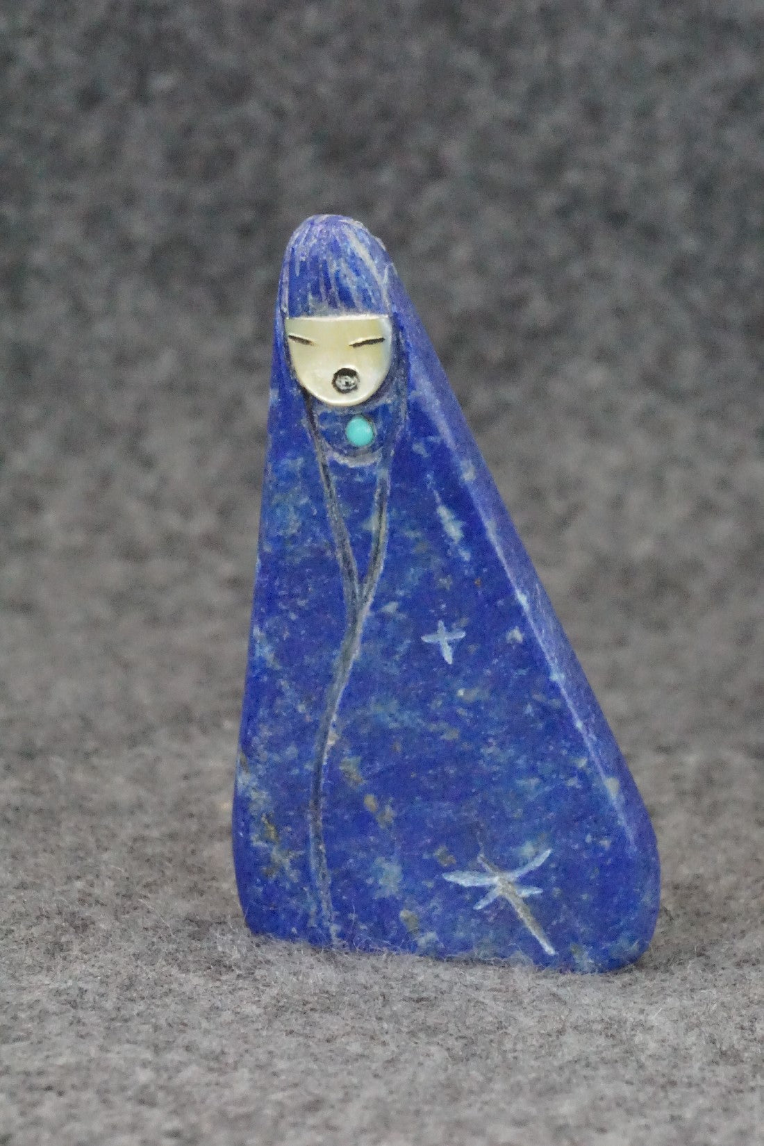 Corn Maiden Zuni Fetish Carving - Sandra Quandelacy