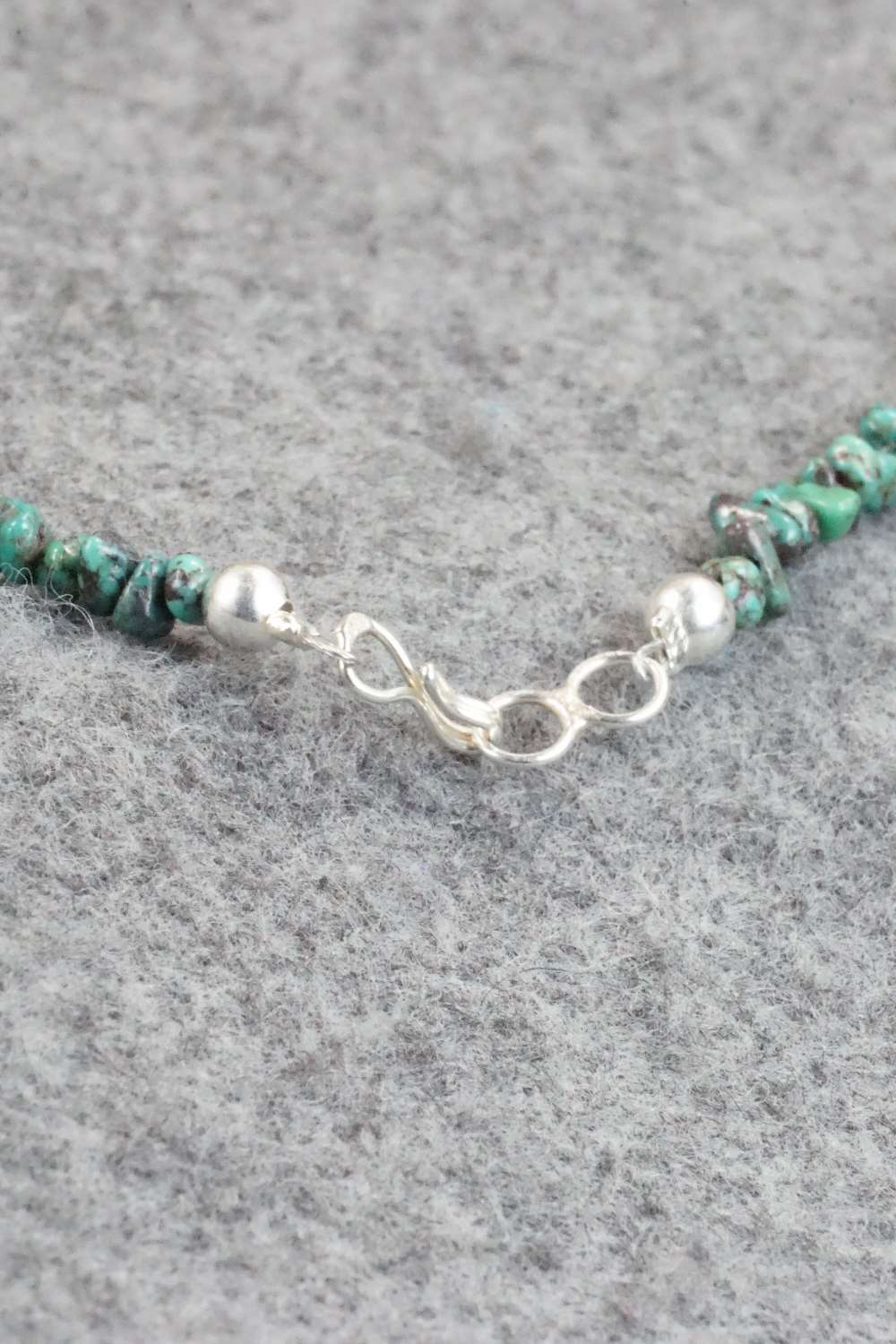Turquoise & Sterling Silver Necklace - Doreen Jake
