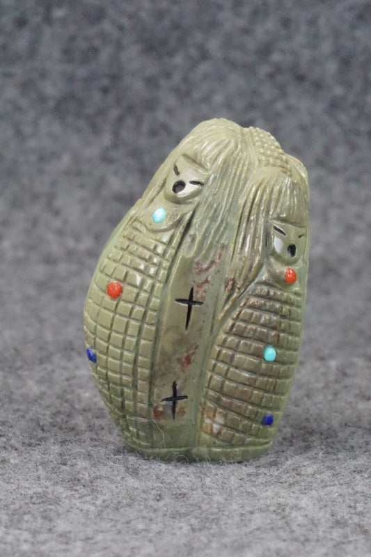 Corn Maiden Zuni Fetish Carving - Sandra Quandelacy