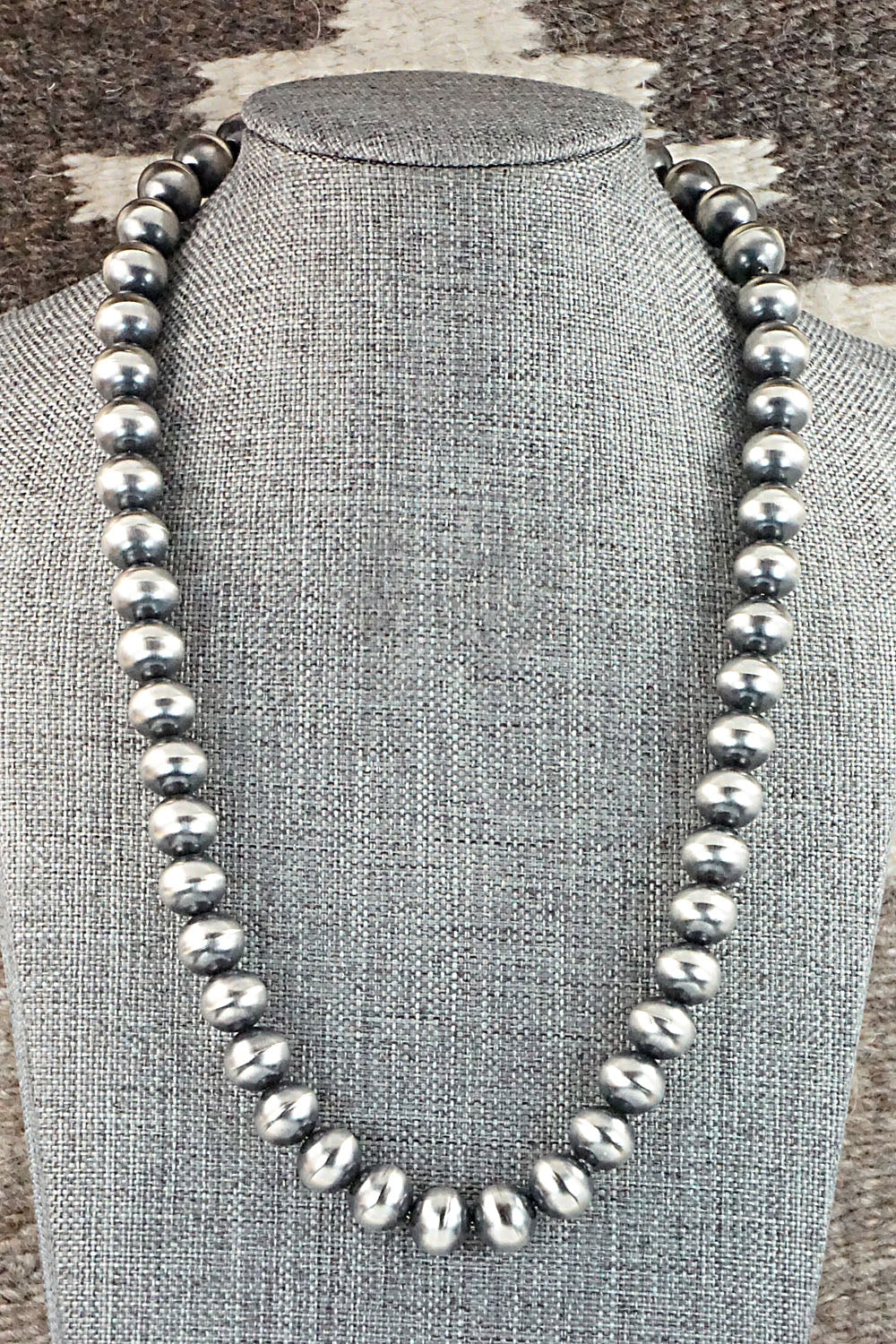 Sterling Silver Navajo Pearl Necklace - Tonisha Haley