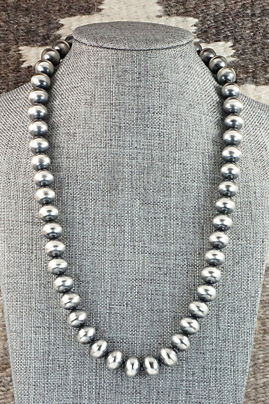 Sterling Silver Navajo Pearl Necklace - Tonisha Haley