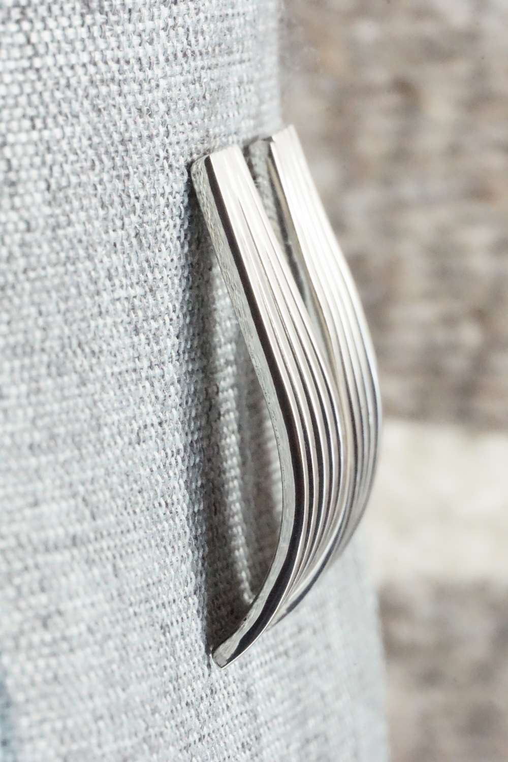 Sterling Silver Earrings - Tom Hawk