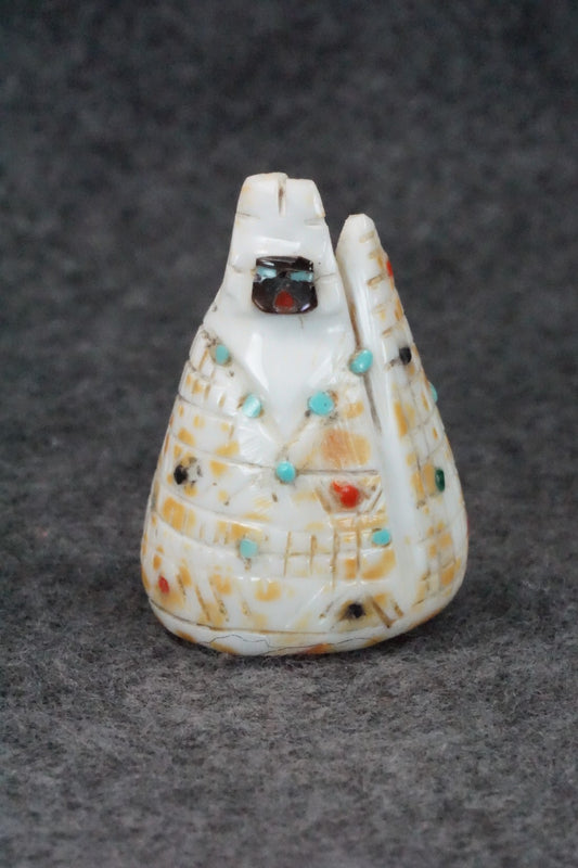 Corn Maiden Zuni Fetish Carving - Carl Etsate