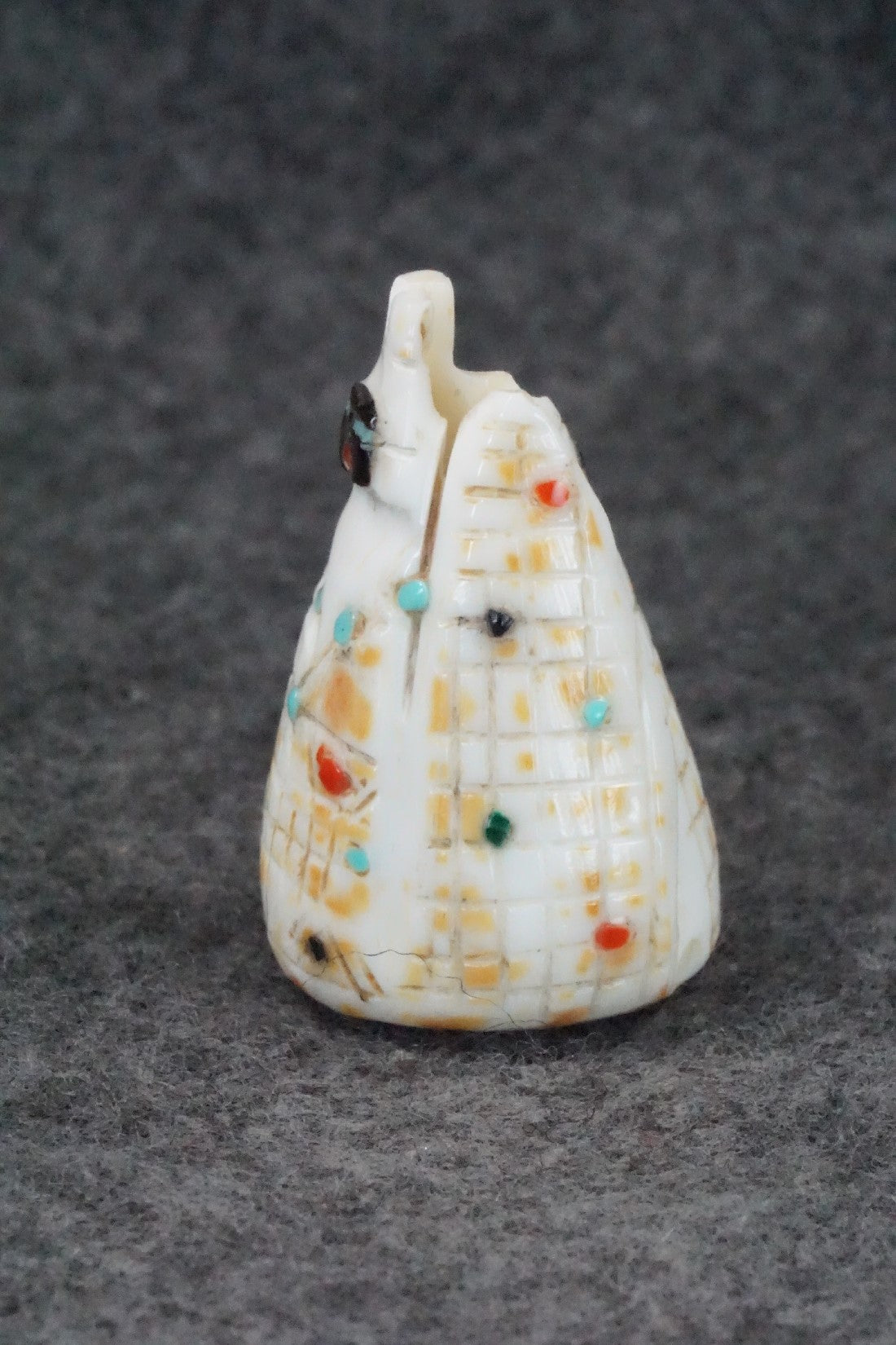 Corn Maiden Zuni Fetish Carving - Carl Etsate