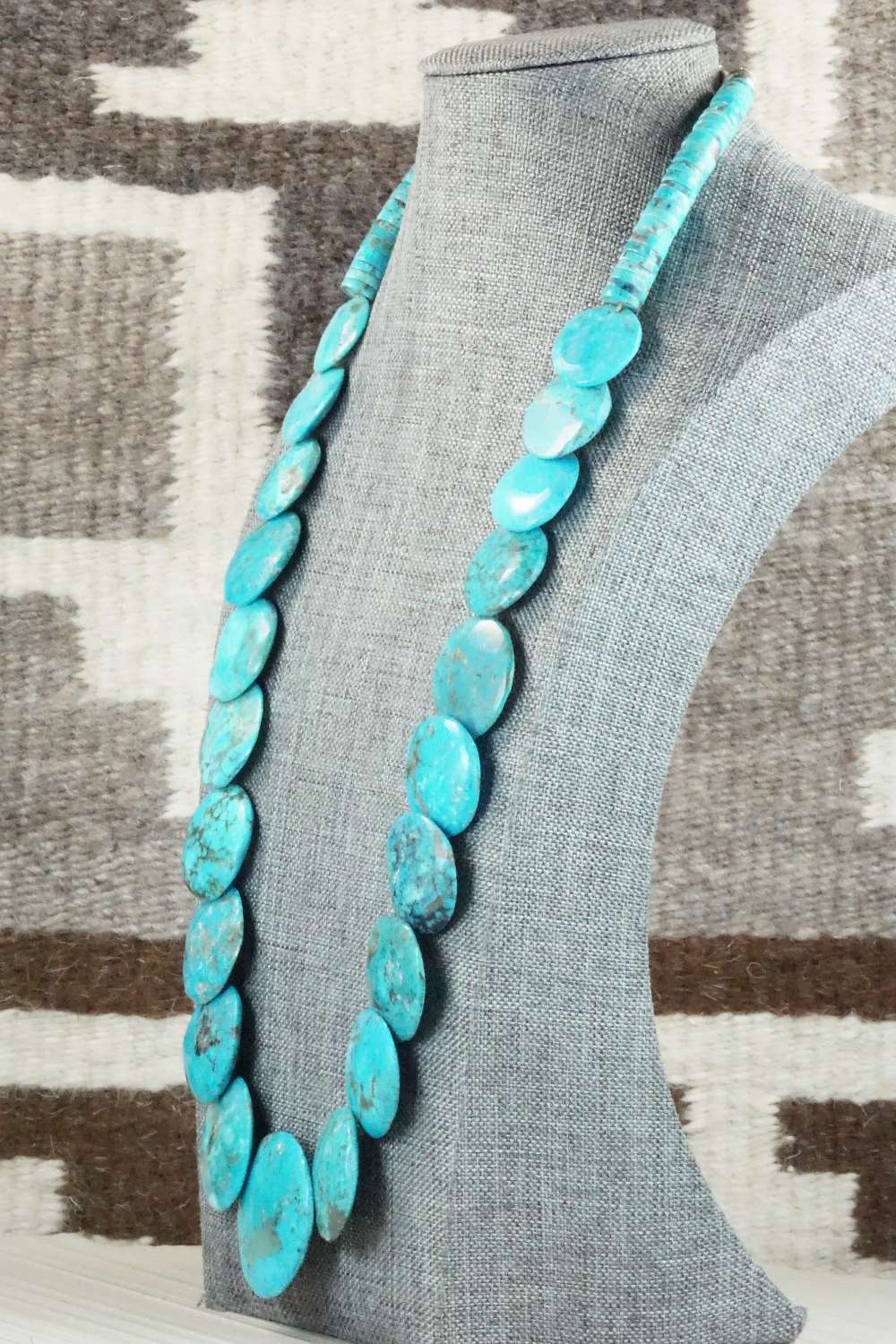 Turquoise & Sterling Silver Necklace - Joann Garcia