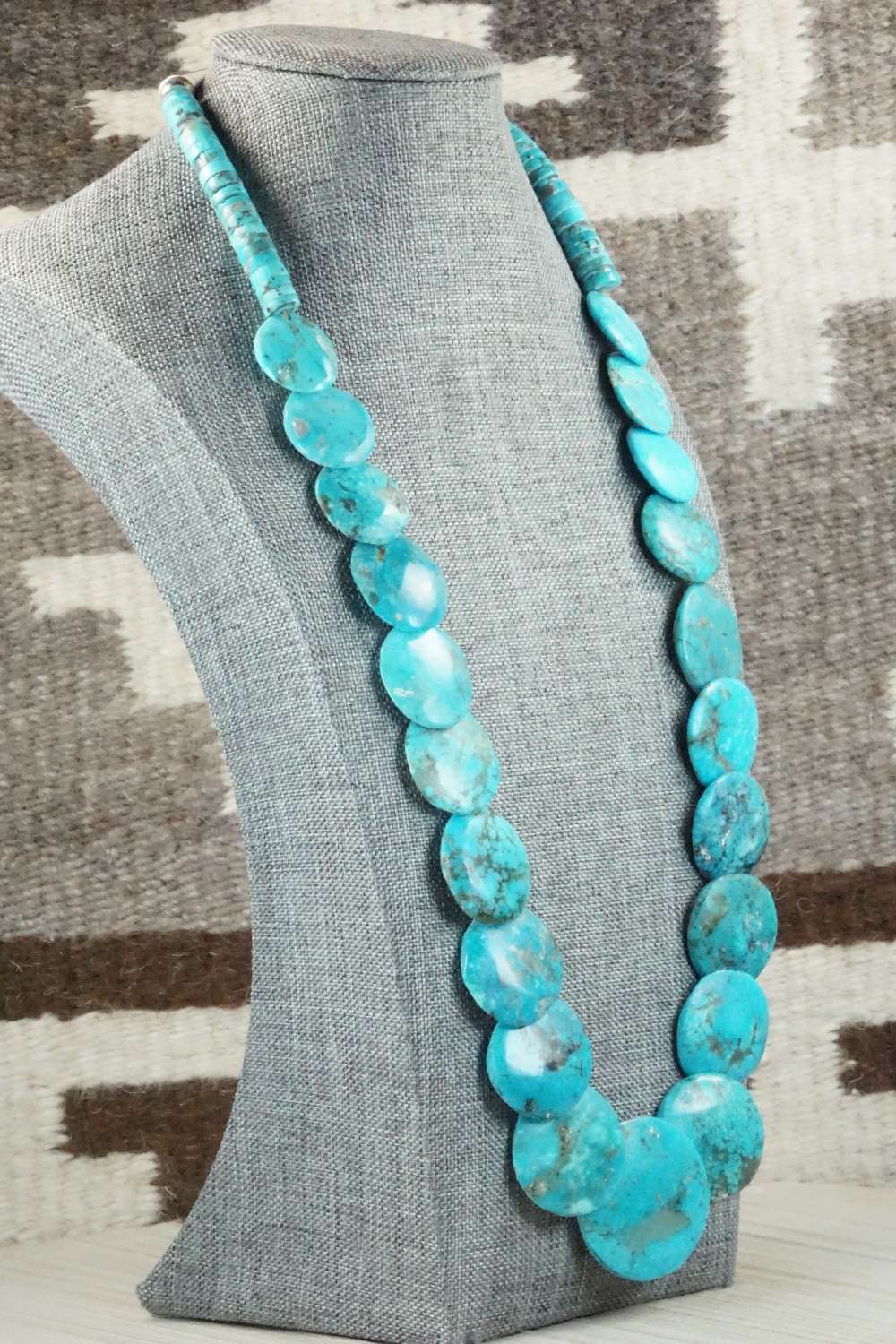 Turquoise & Sterling Silver Necklace - Joann Garcia