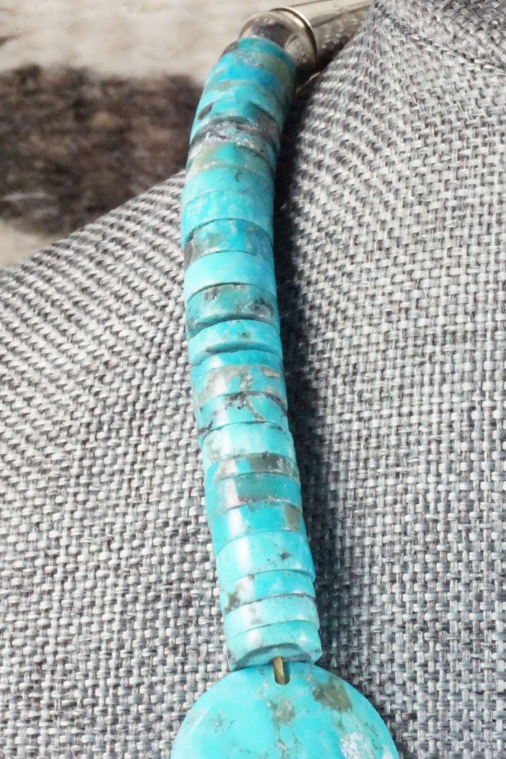 Turquoise & Sterling Silver Necklace - Joann Garcia