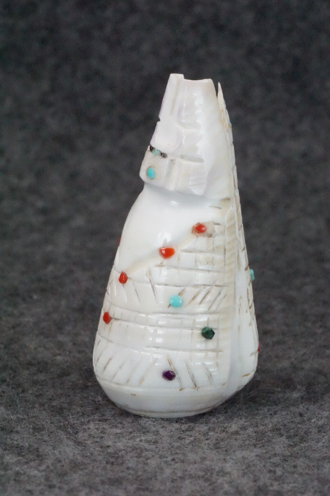 Corn Maiden Zuni Fetish Carving - Carl Etsate