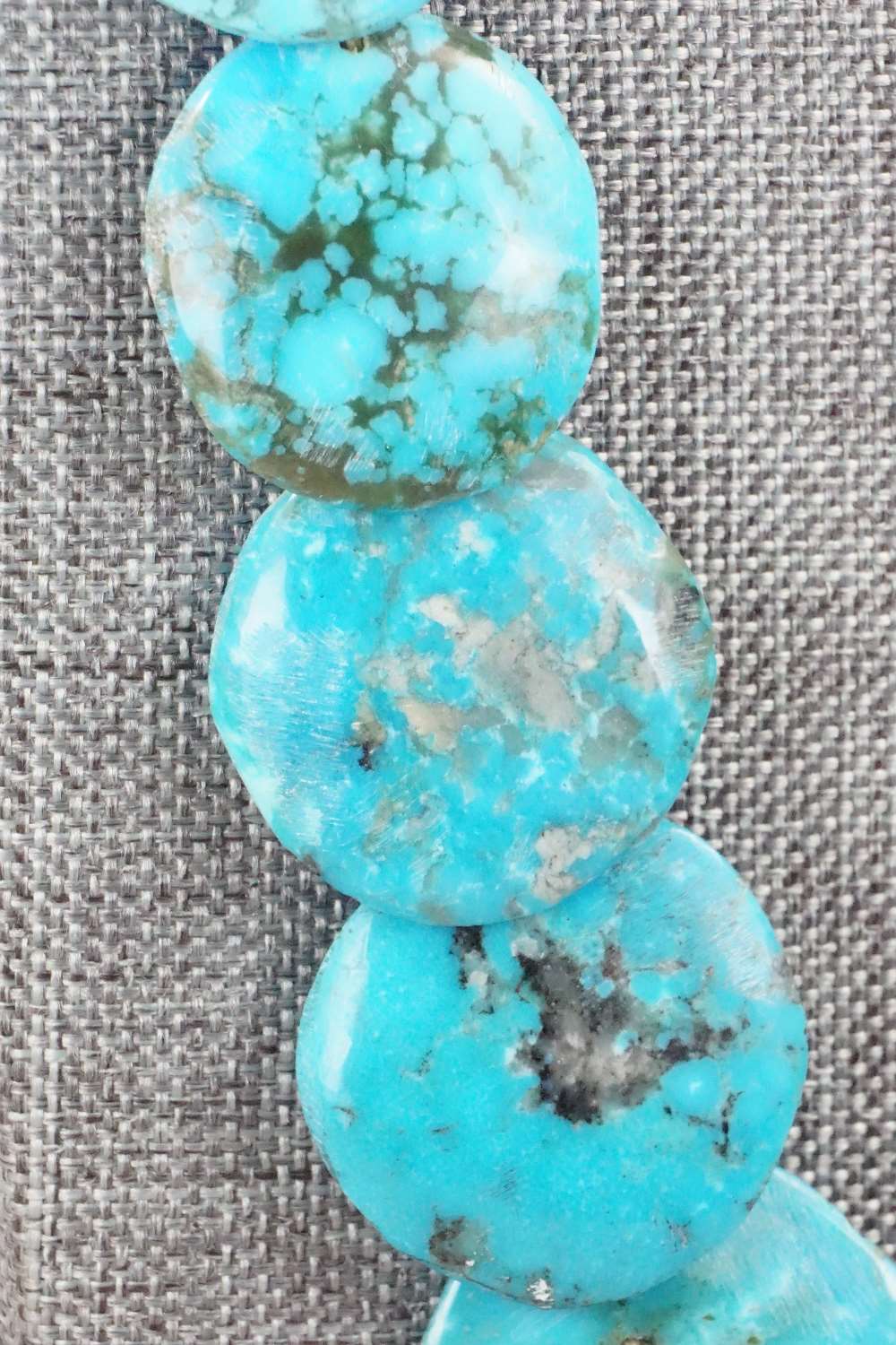 Turquoise & Sterling Silver Necklace - Joann Garcia