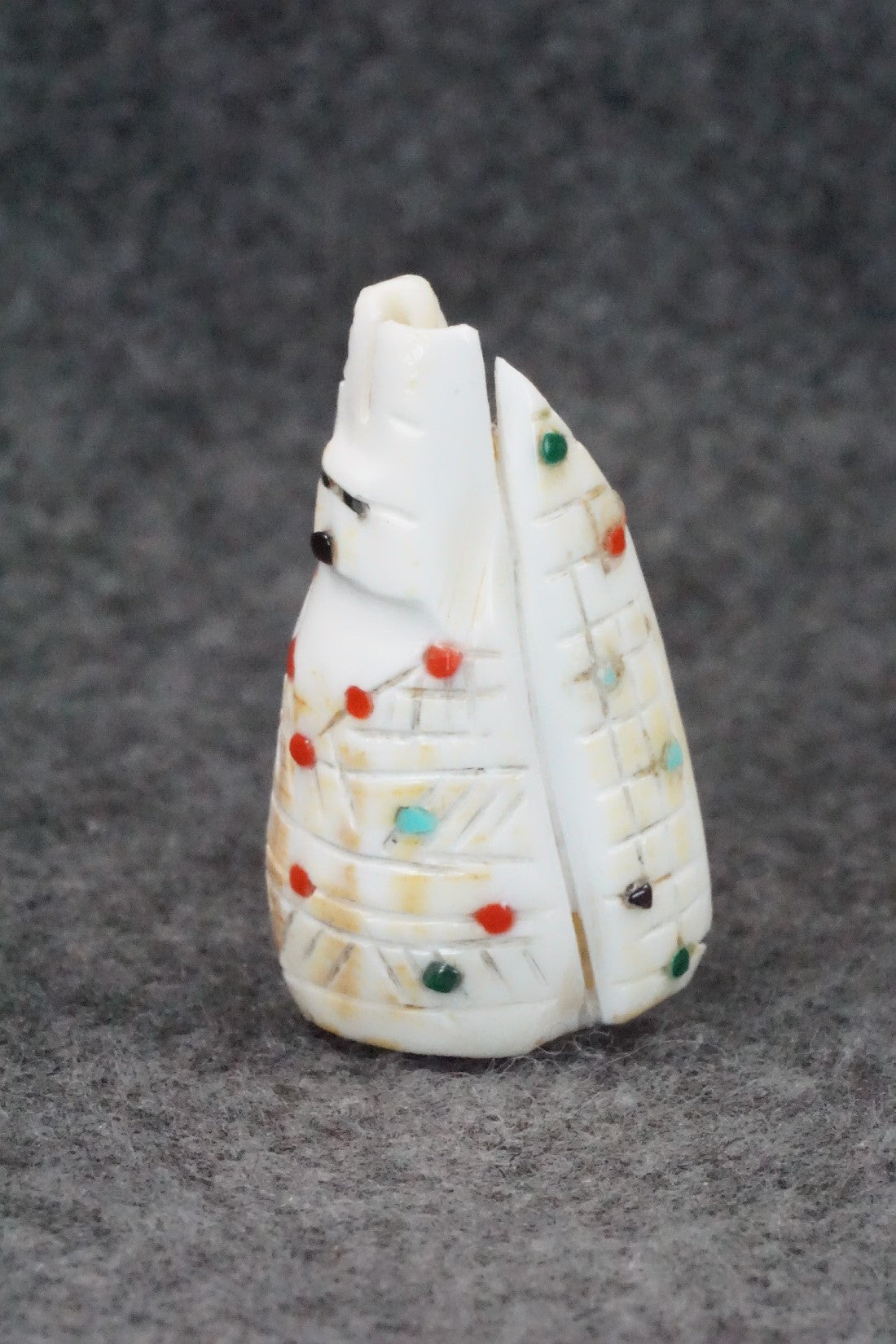 Corn Maiden Zuni Fetish Carving - Carl Etsate