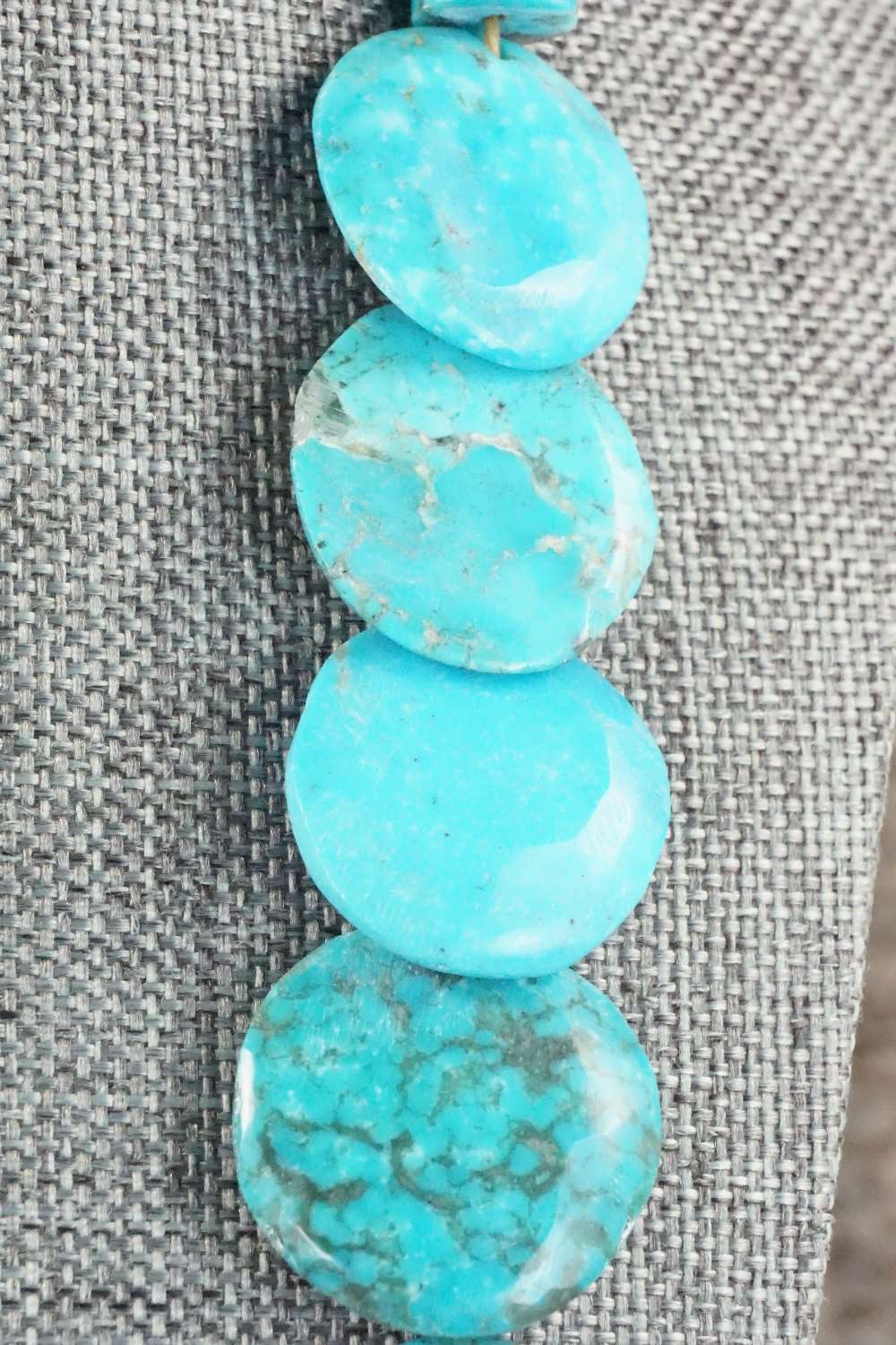 Turquoise & Sterling Silver Necklace - Joann Garcia